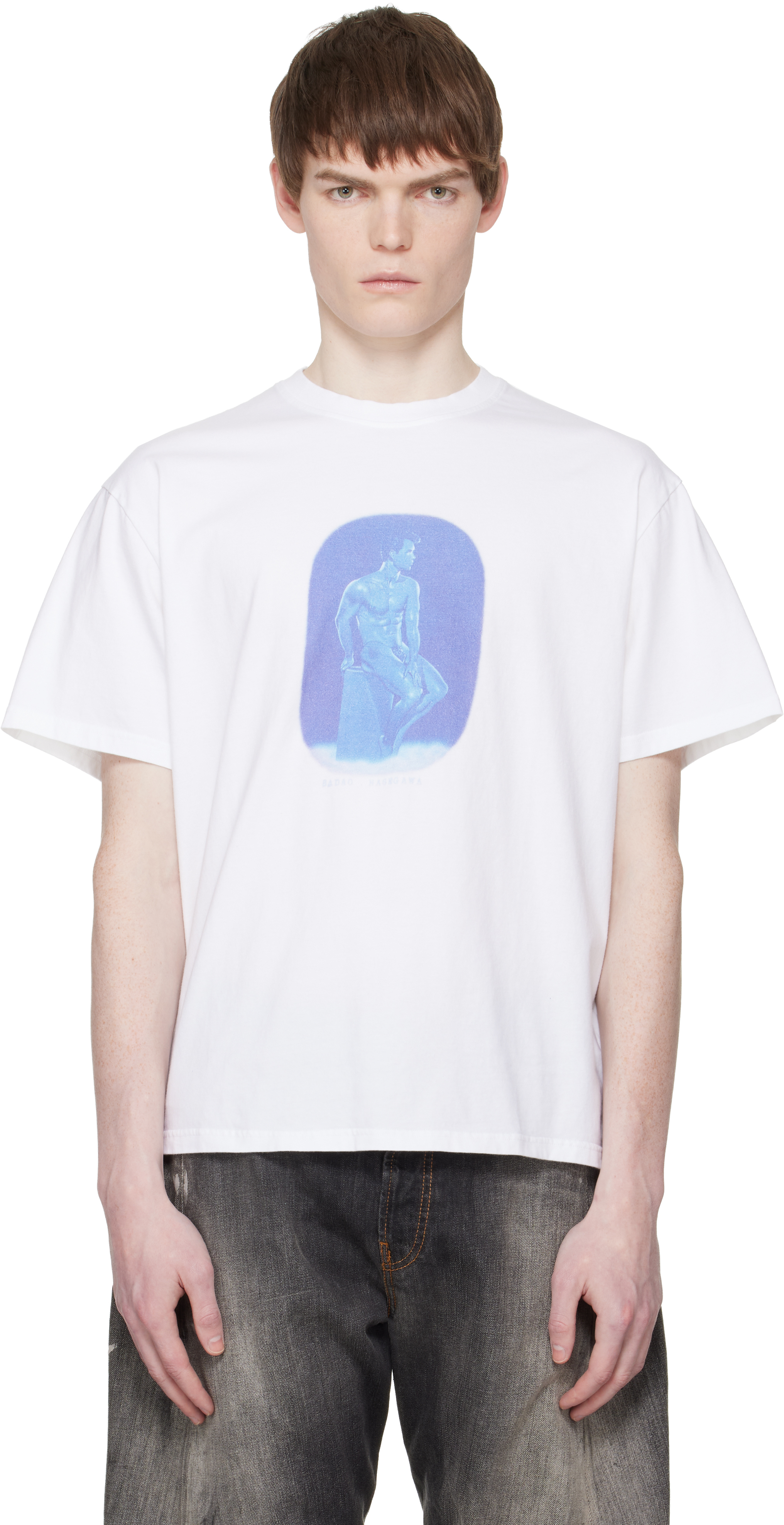 carne bollente  完売Tシャツ Carne Bollente: Black 'Sadao's Dream' T-shirt | SSENSE