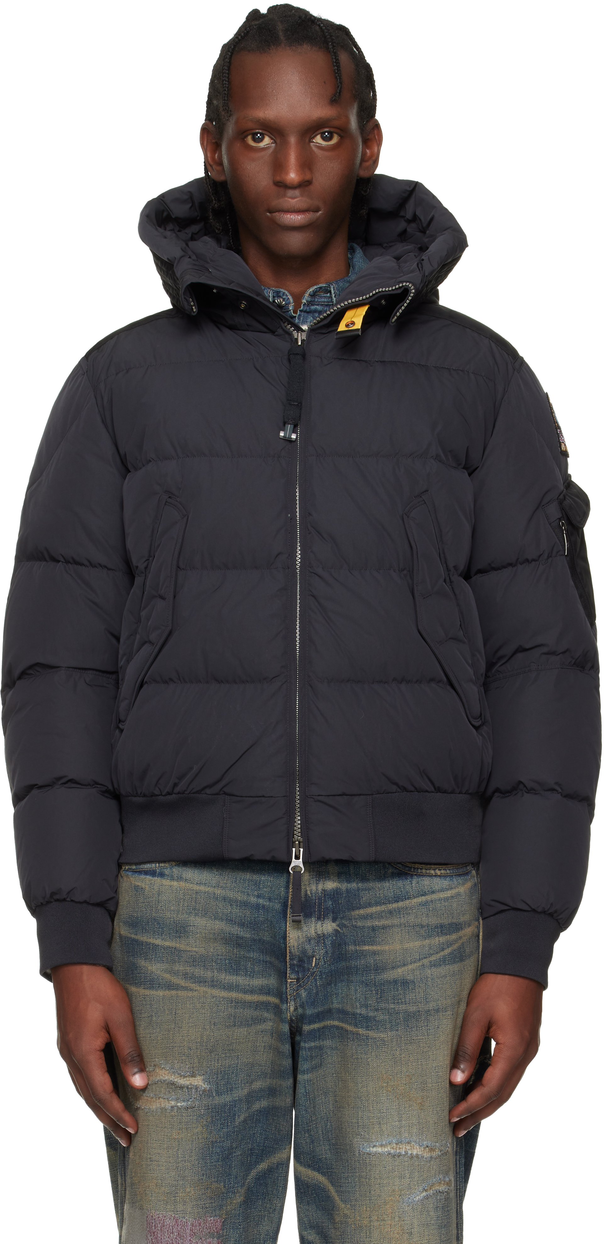 Parajumpers: ブラック Wilmont フード ダウンジャケット | SSENSE 日本