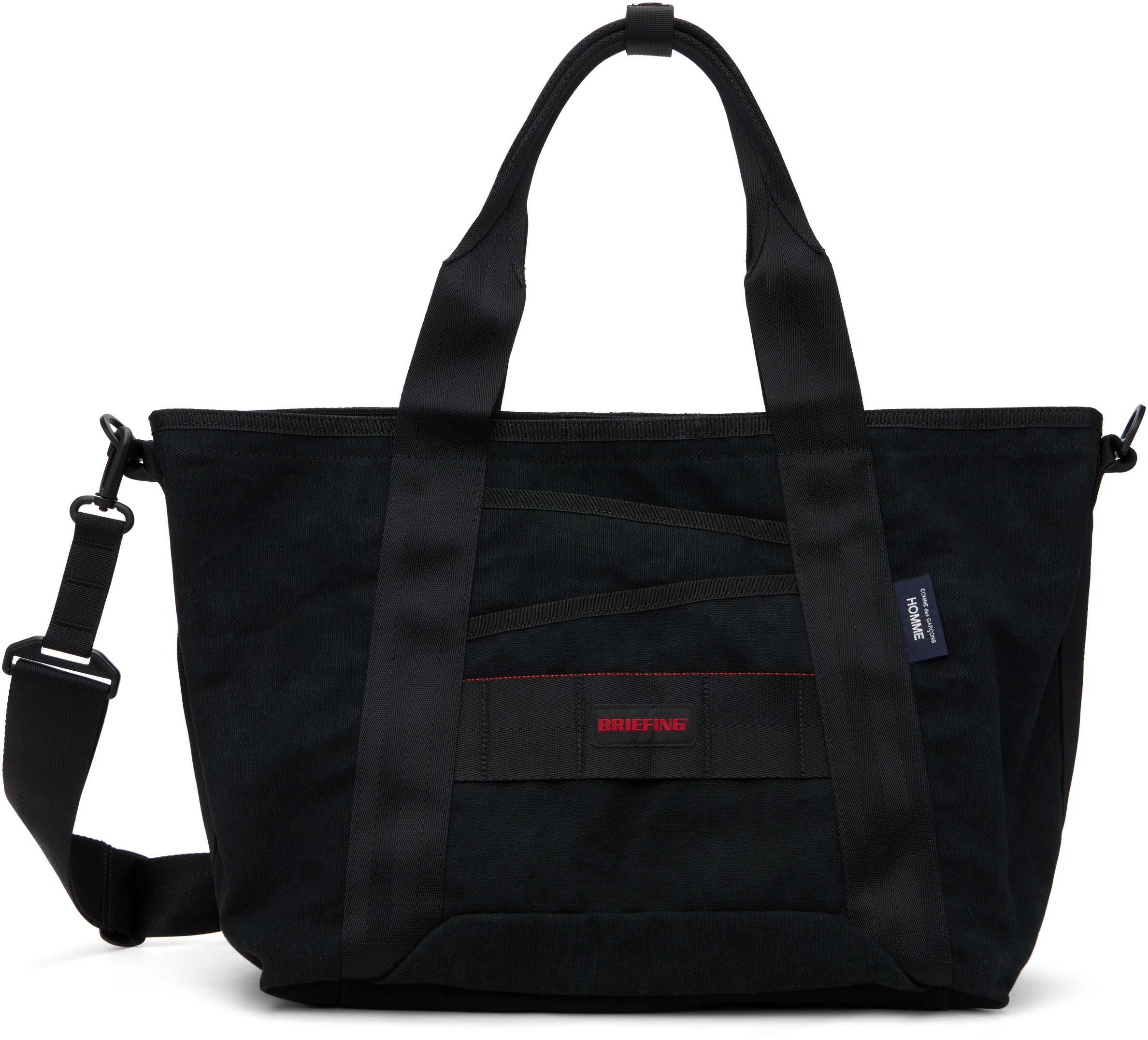 Black BRIEFING Edition Bio Stone Treated Tote