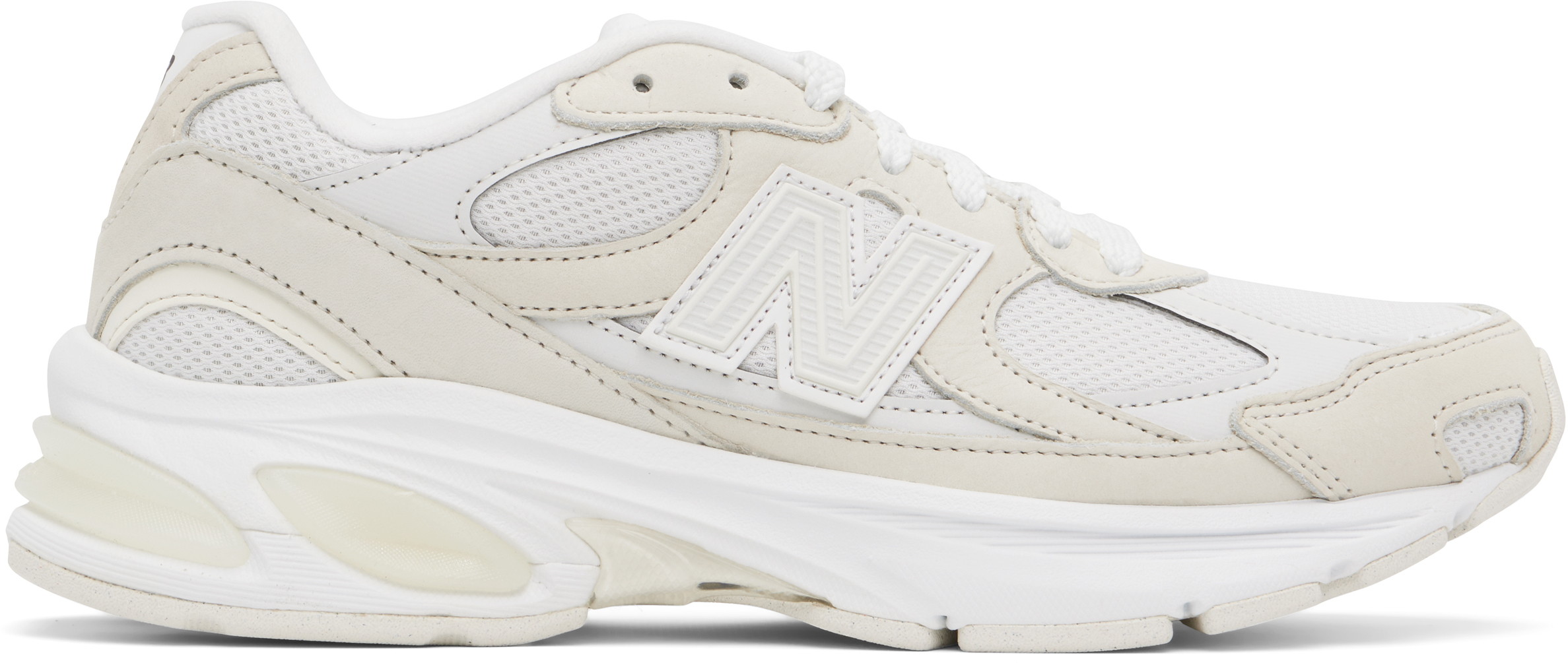 White New Balance Edition 2010V Sneakers by Comme des Garçons