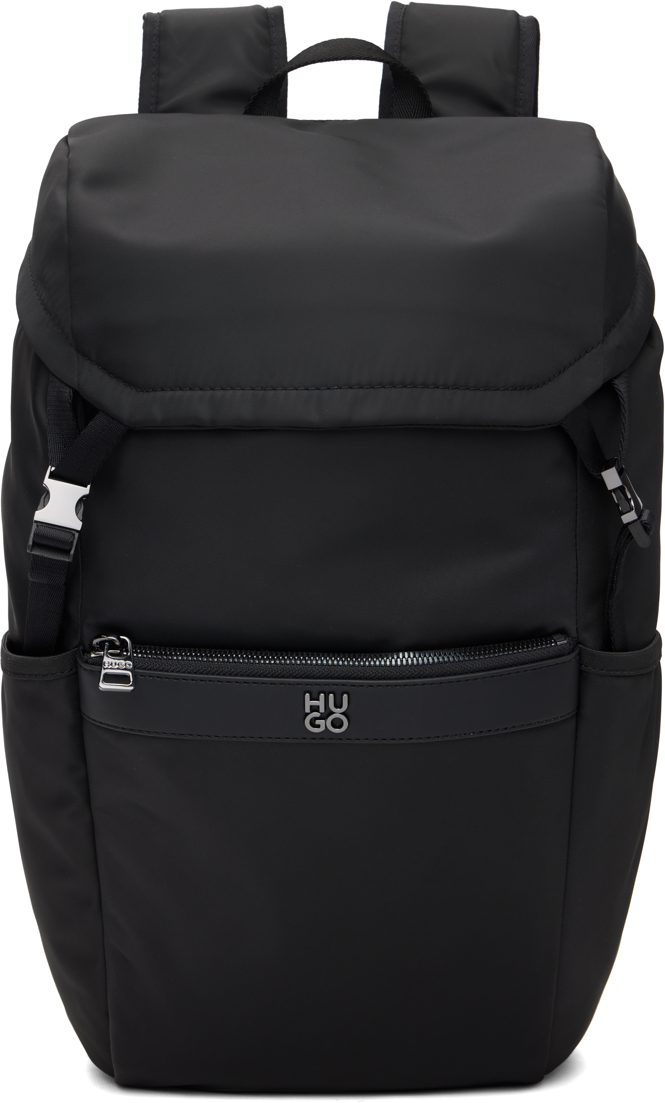 Black Twill Backpack