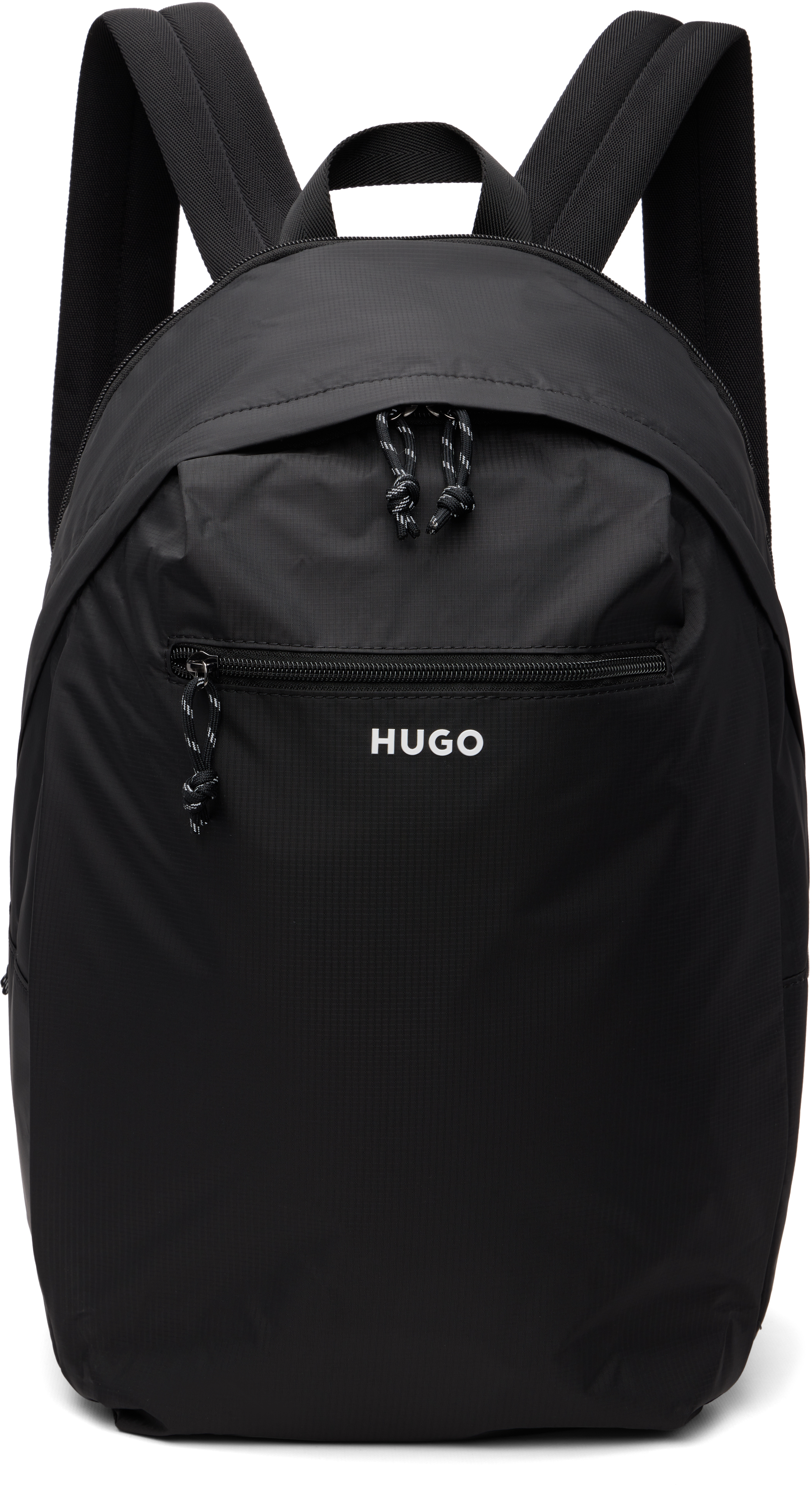 Hugoのブラック Contrast Logo バックパックがセール中