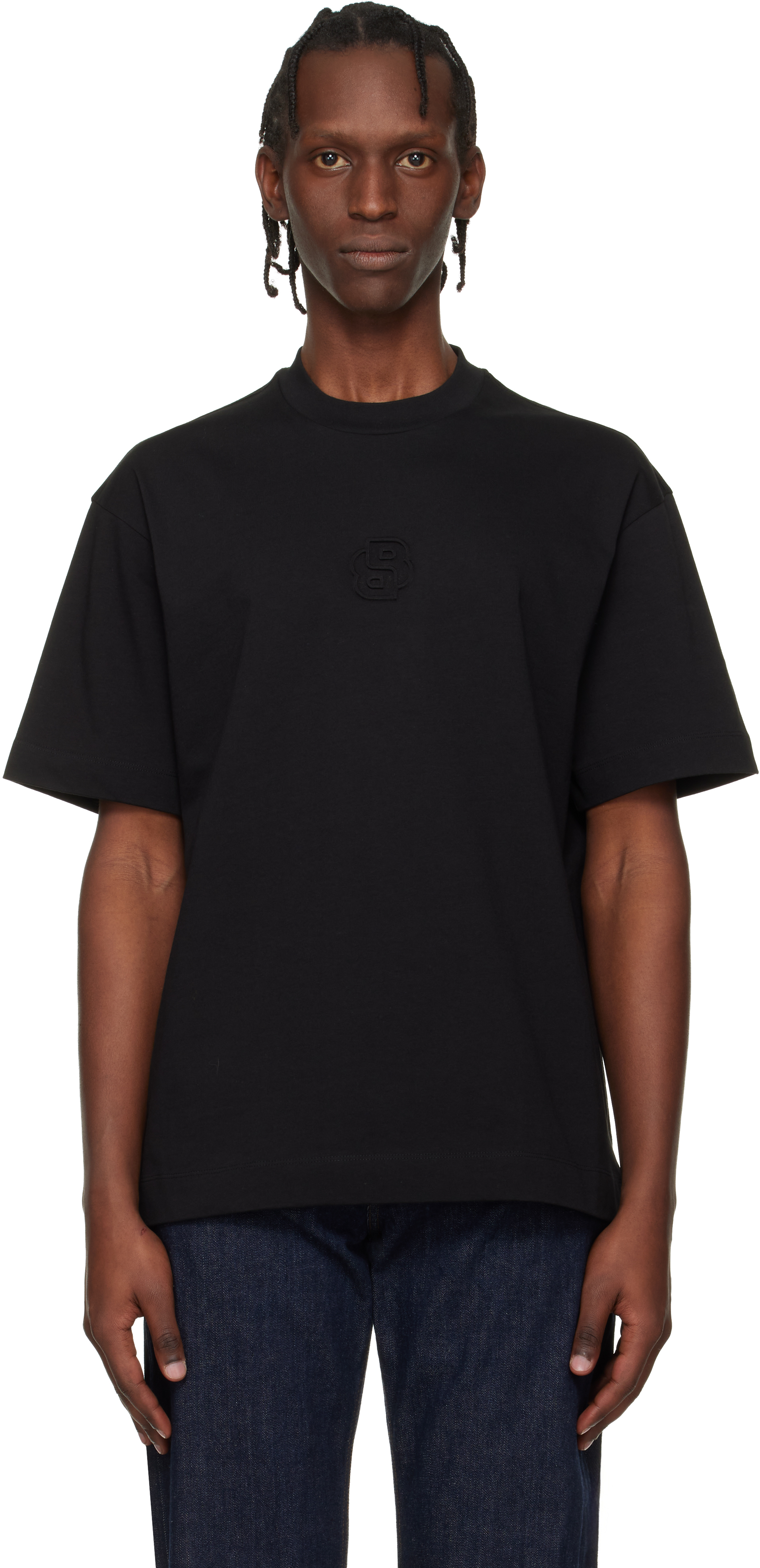 T-shirt Homme Jueshanzj – Manches Courtes, Imprimé, 100% Coton, Noir, Taille XS (correspond à XS Européen)