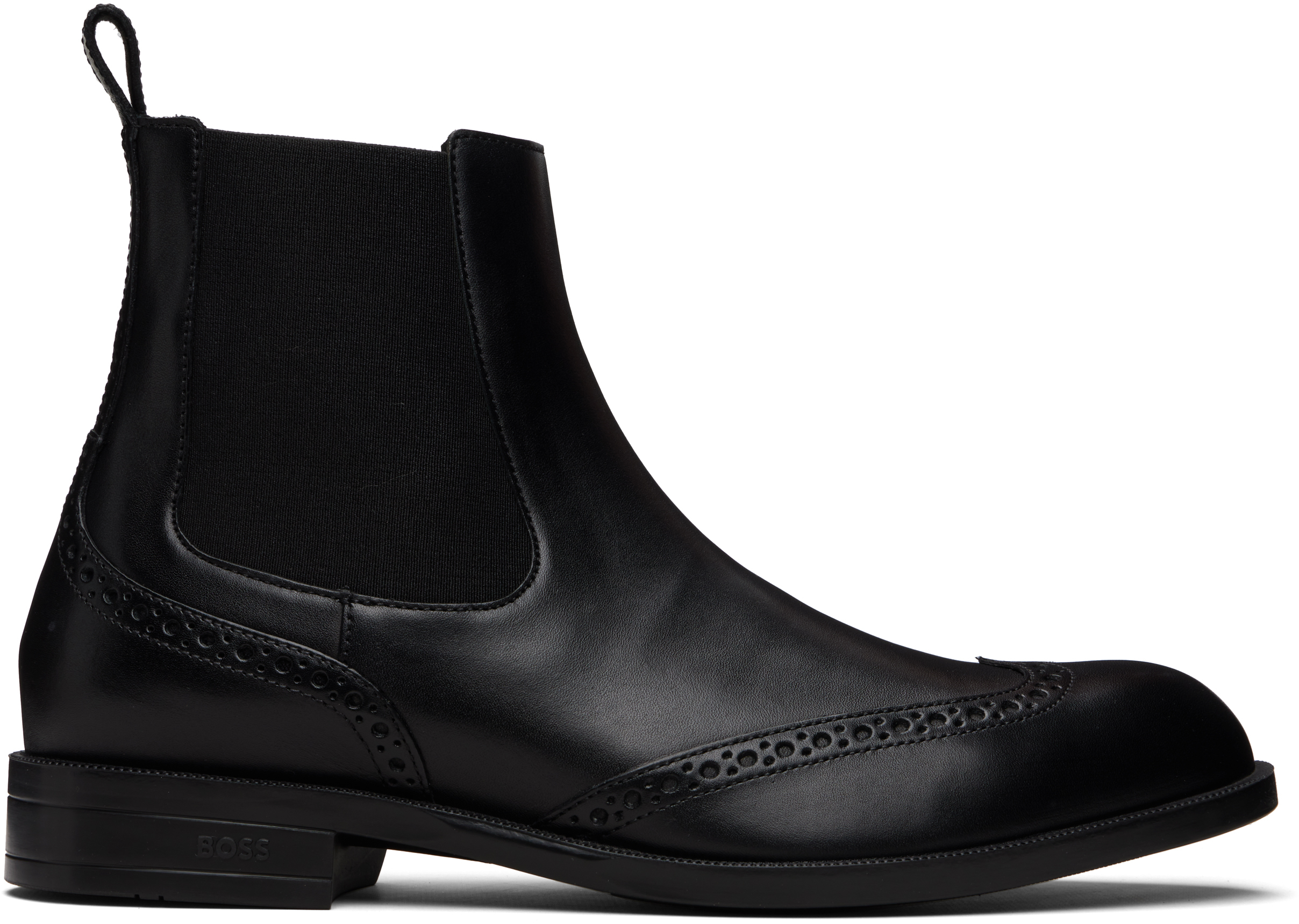 Hugo Boss Black Chelsea Boots (Size 12, Resoled) Hugo Boss - First Class Leather Chelsea Boot - Black Hugo Boss main image 2