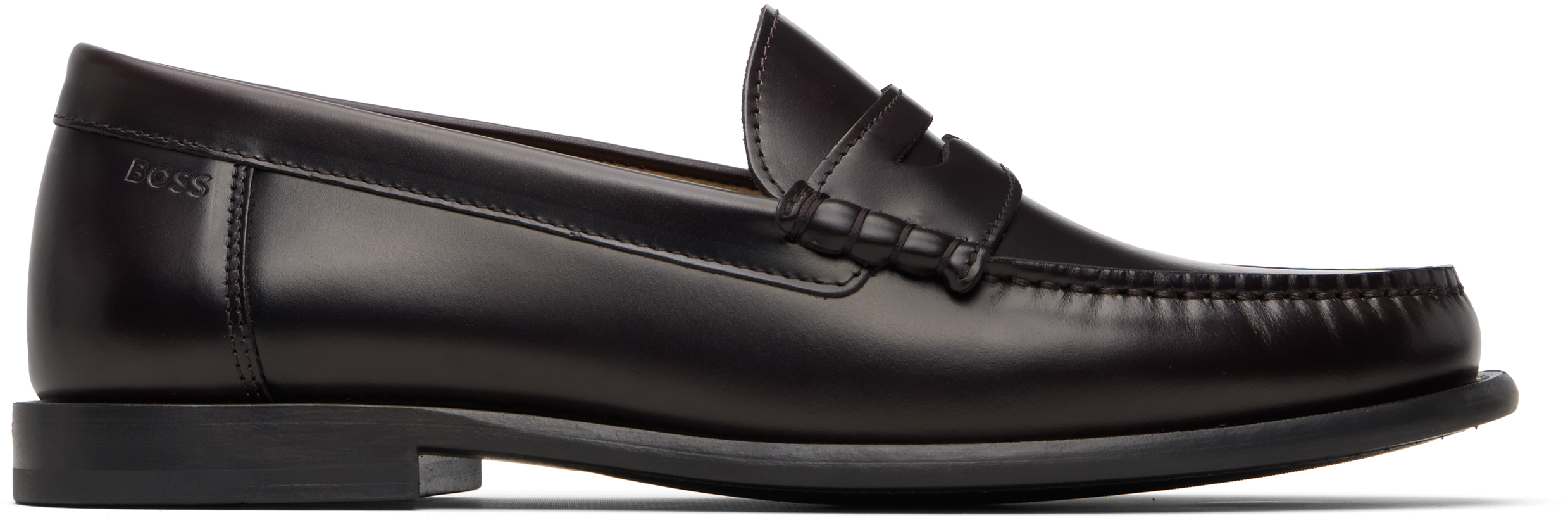 NWOT BOSS Highline black leather loafers s-l1200.jpg main image 3