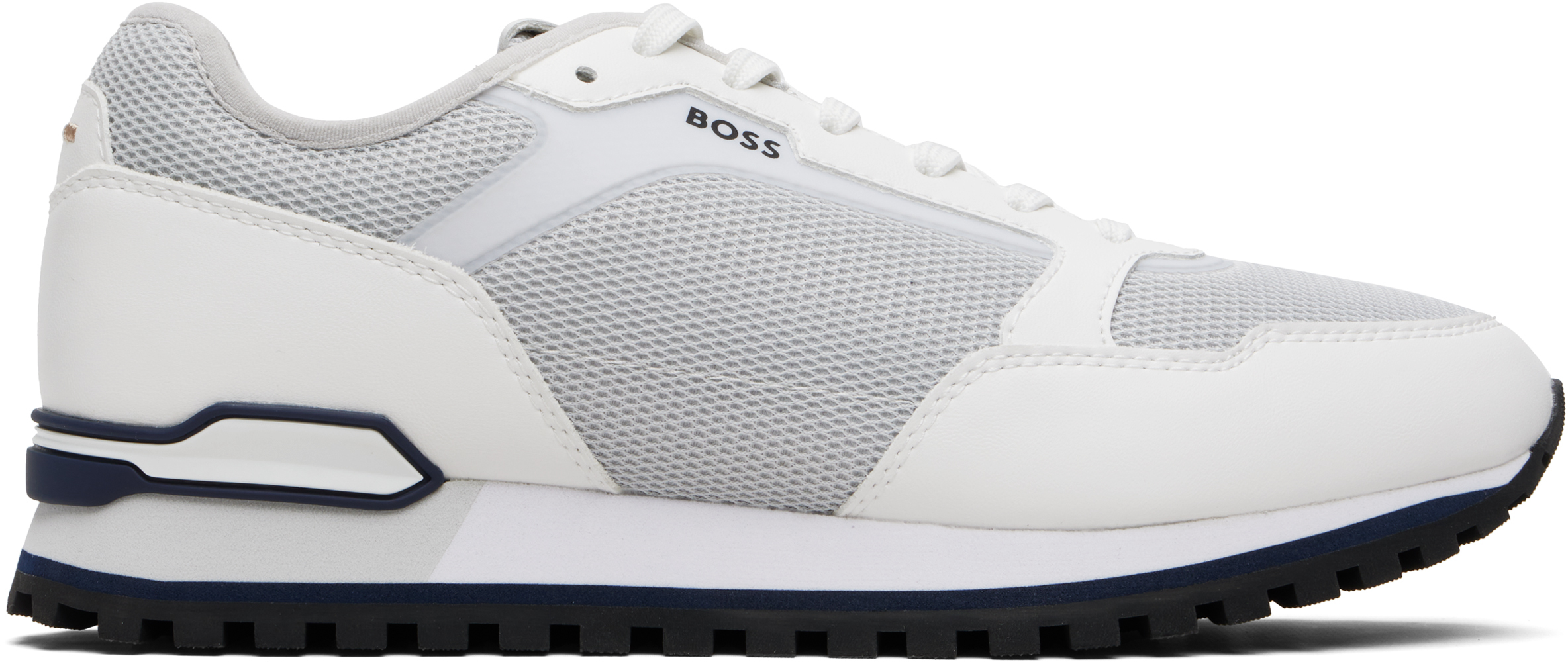 BOSSのグレー＆ホワイト Running-Inspired スニーカーがセール中