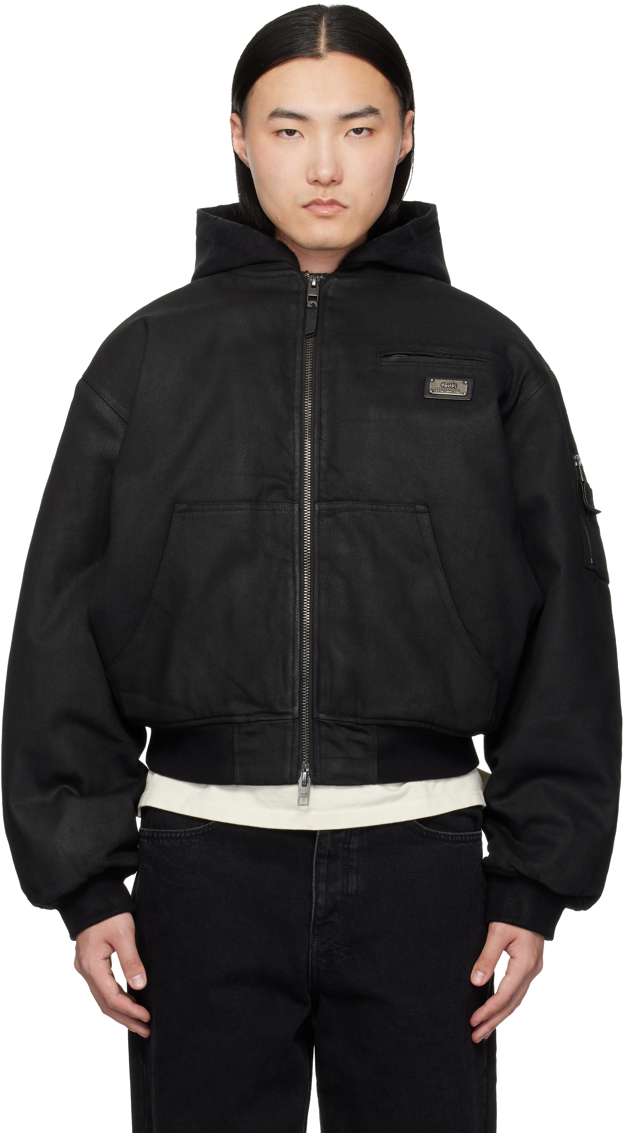 Ksubiのブラック Sin City Plated Waxed ジャケットがセール中