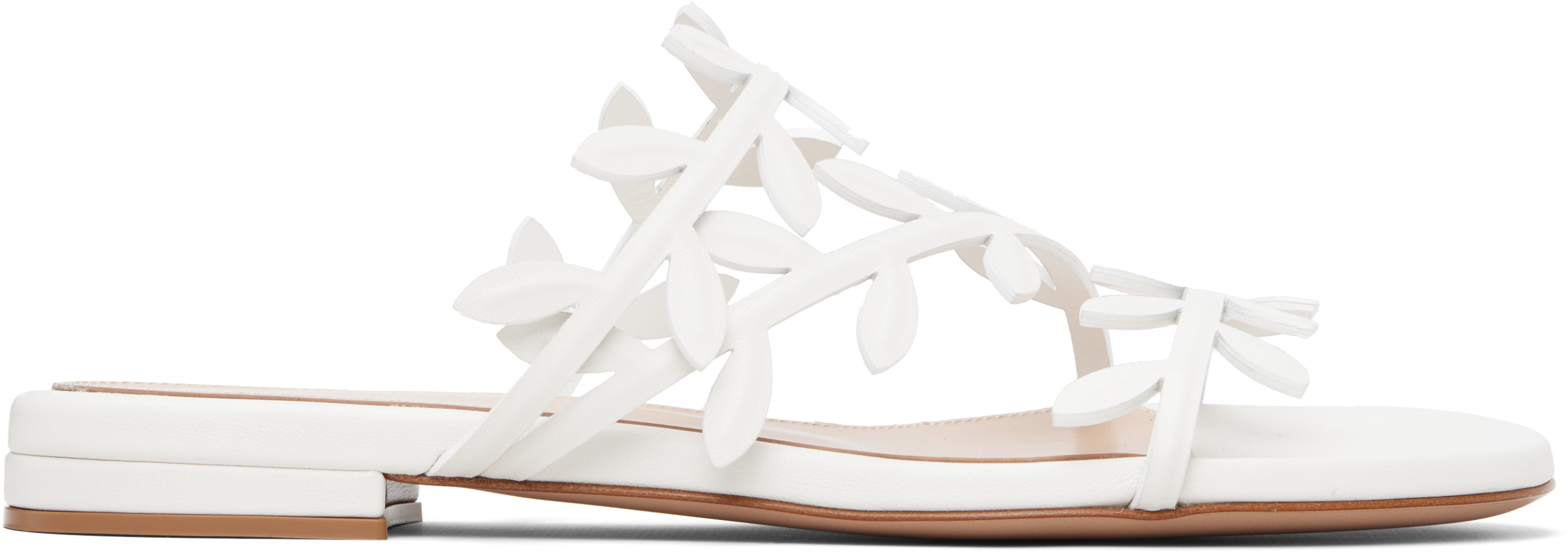 Gianvito Rossi White Flavia Sandals
