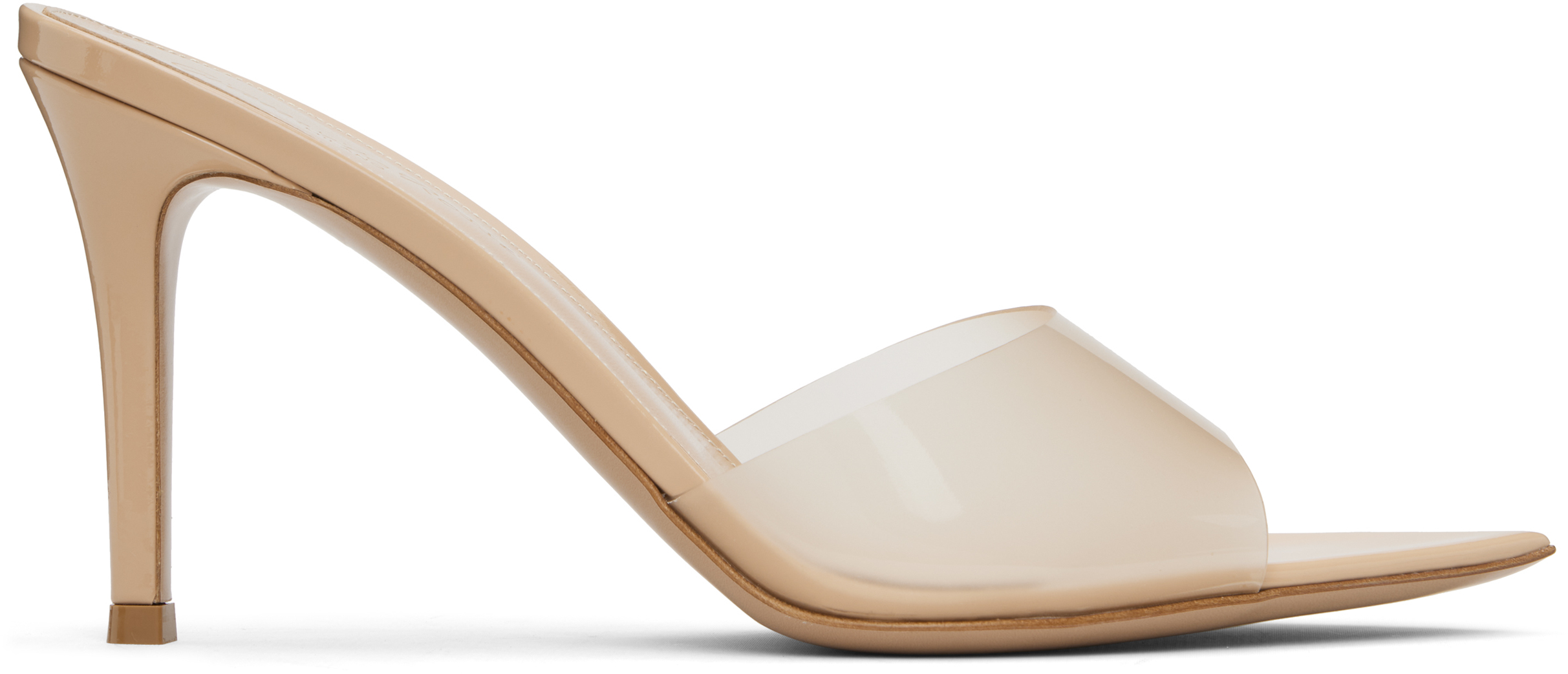 Gianvito Rossi Beige Elle 85 Heeled Sandals