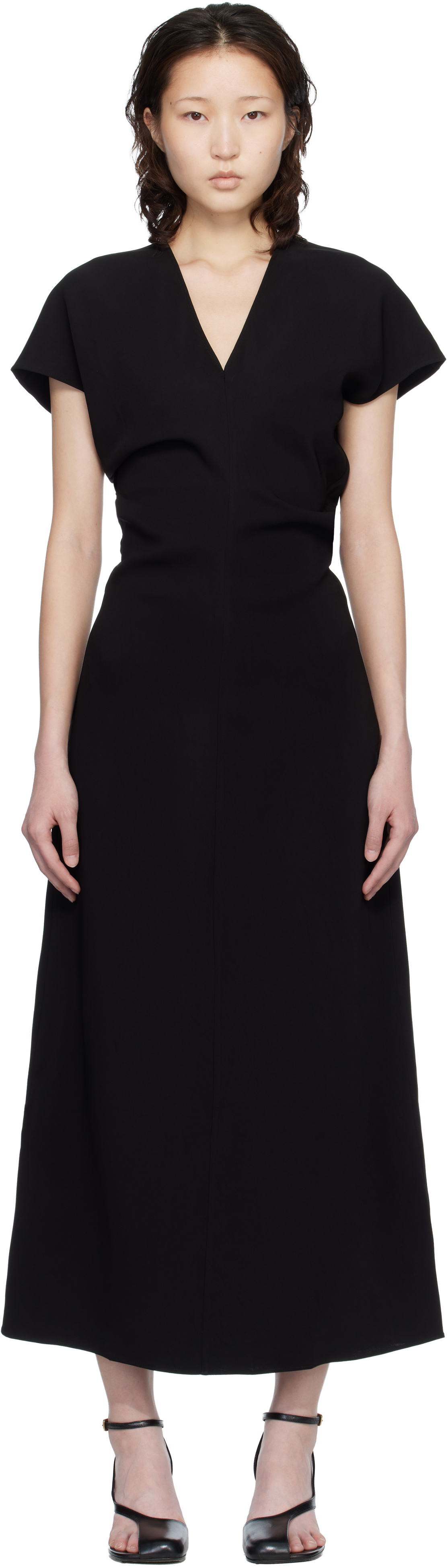 ANINE BING Black Zadig Maxi Dress