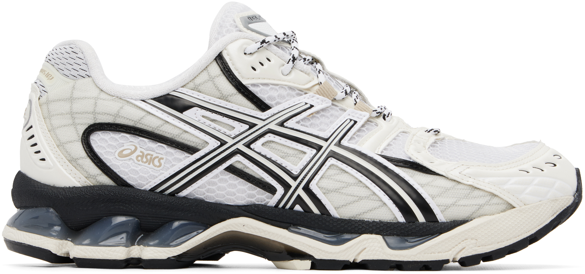 Off-White & Navy Gel-Nimbus 10.1 Sneakers by ASICS on Sale