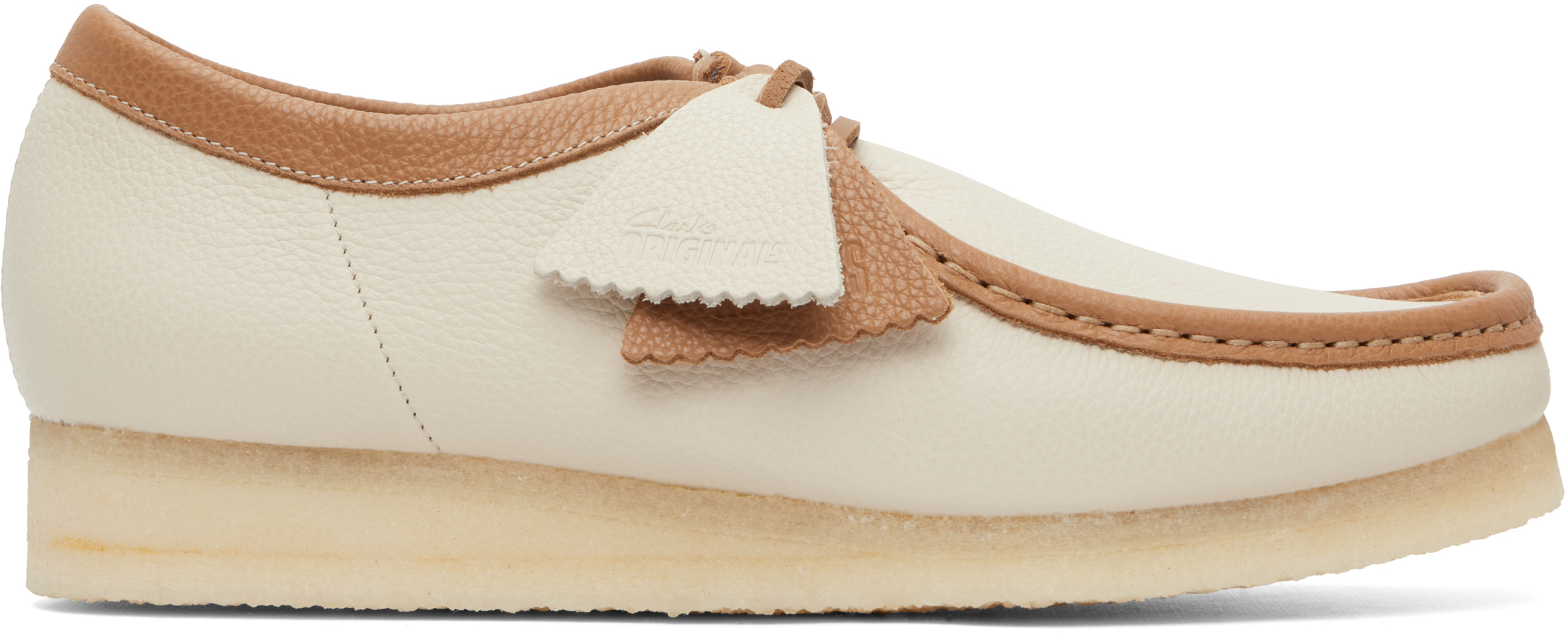 Clarks Originals: ホワイト ワラビー | SSENSE 日本