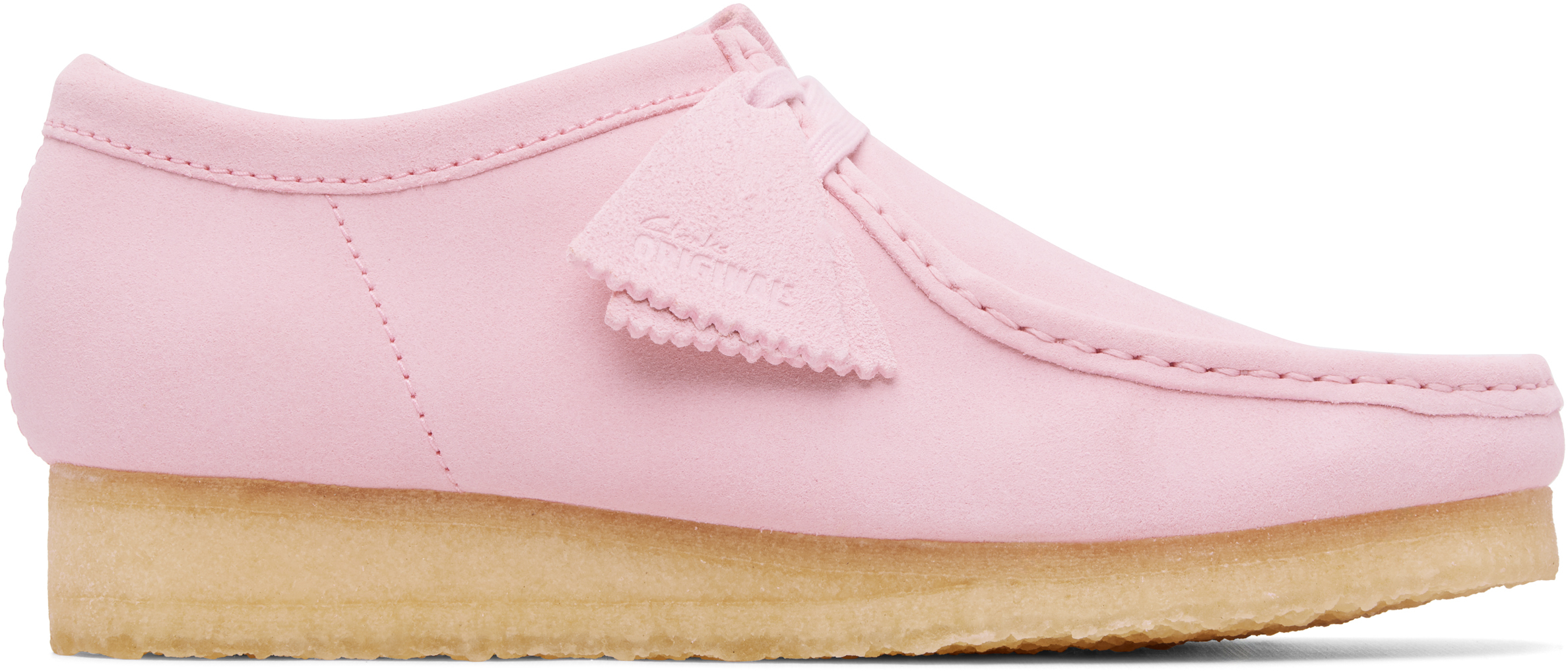 Clarks Originals: ピンク ワラビー | SSENSE 日本