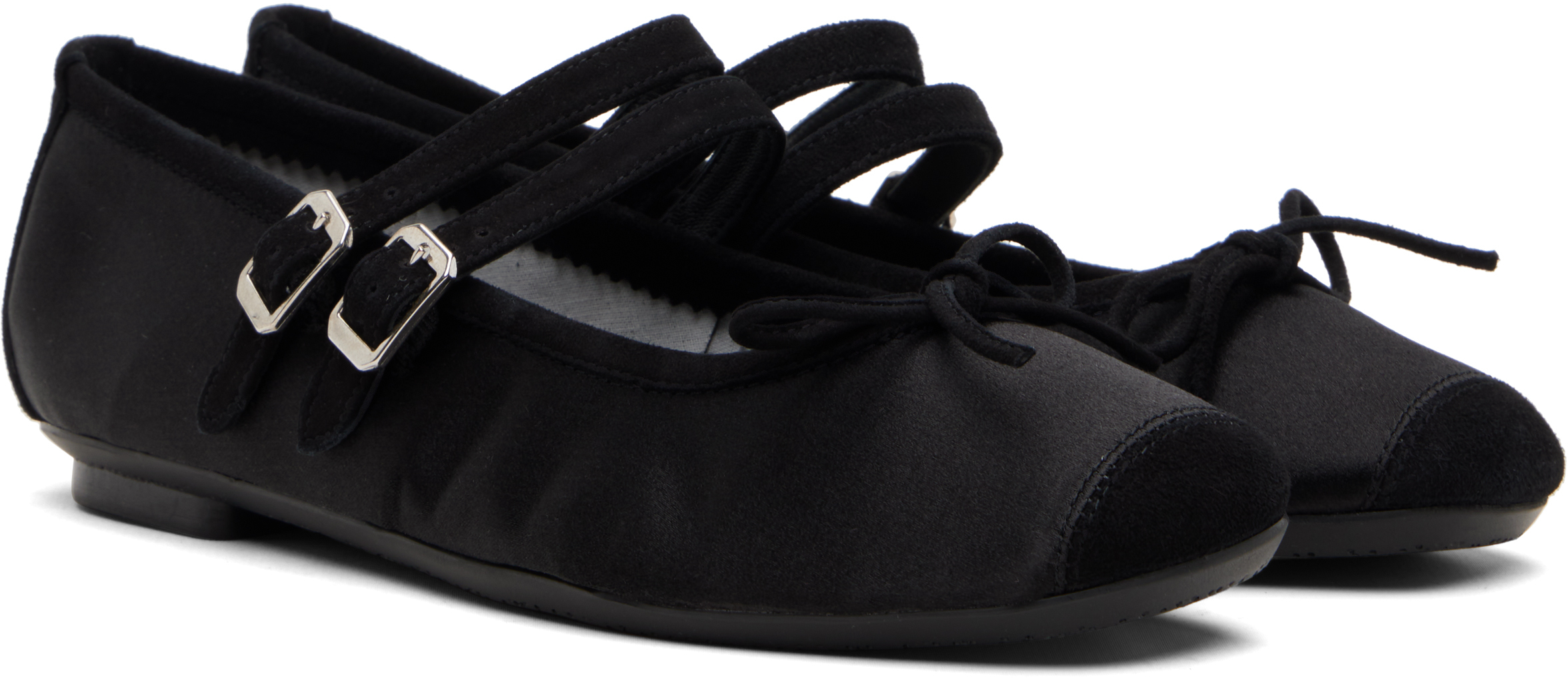 Hai Black Requins Edition Hemily Ballerina Flats In Black
