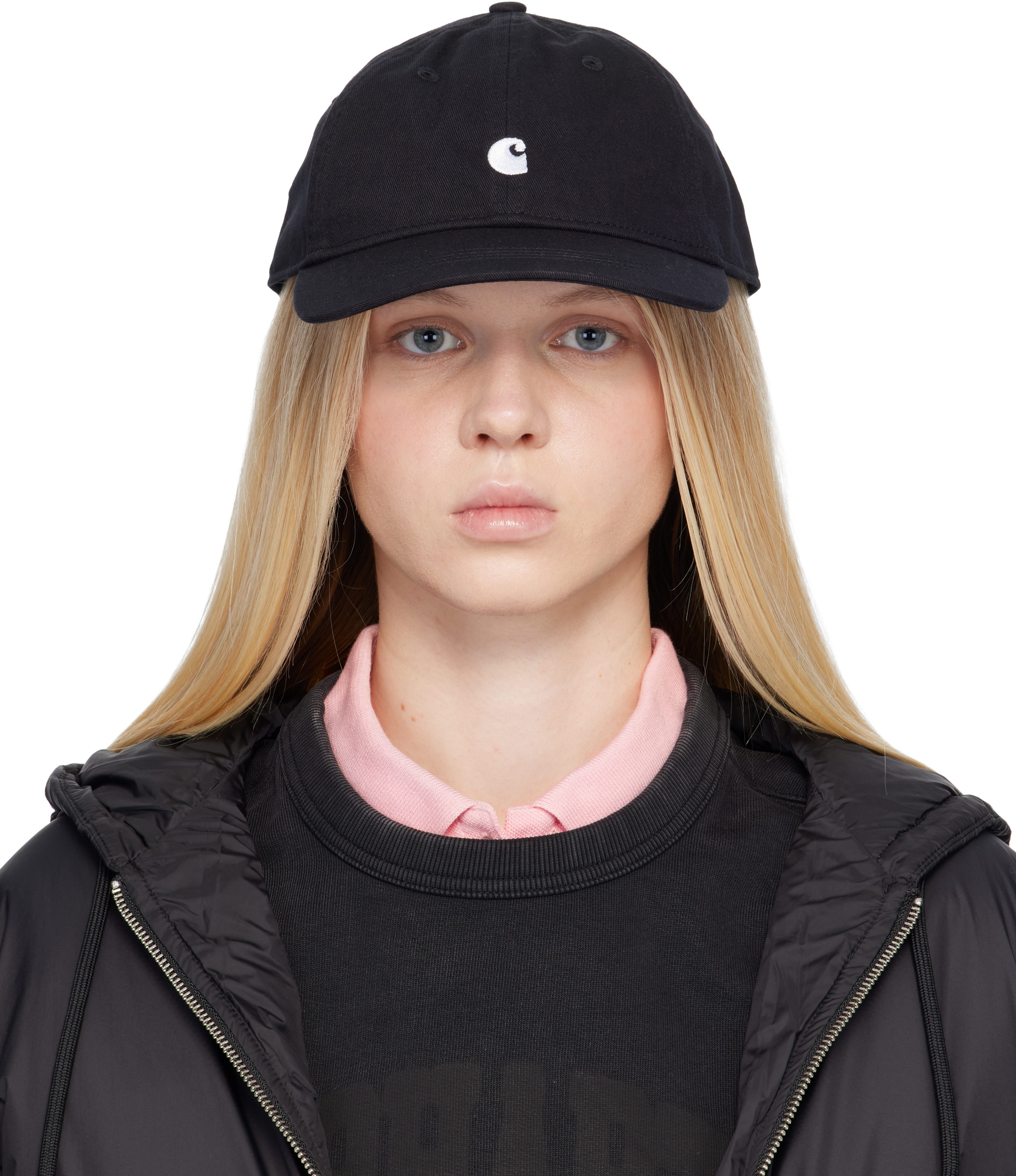 Black Madison Logo Cap by Carhartt Work In Progress on Sale