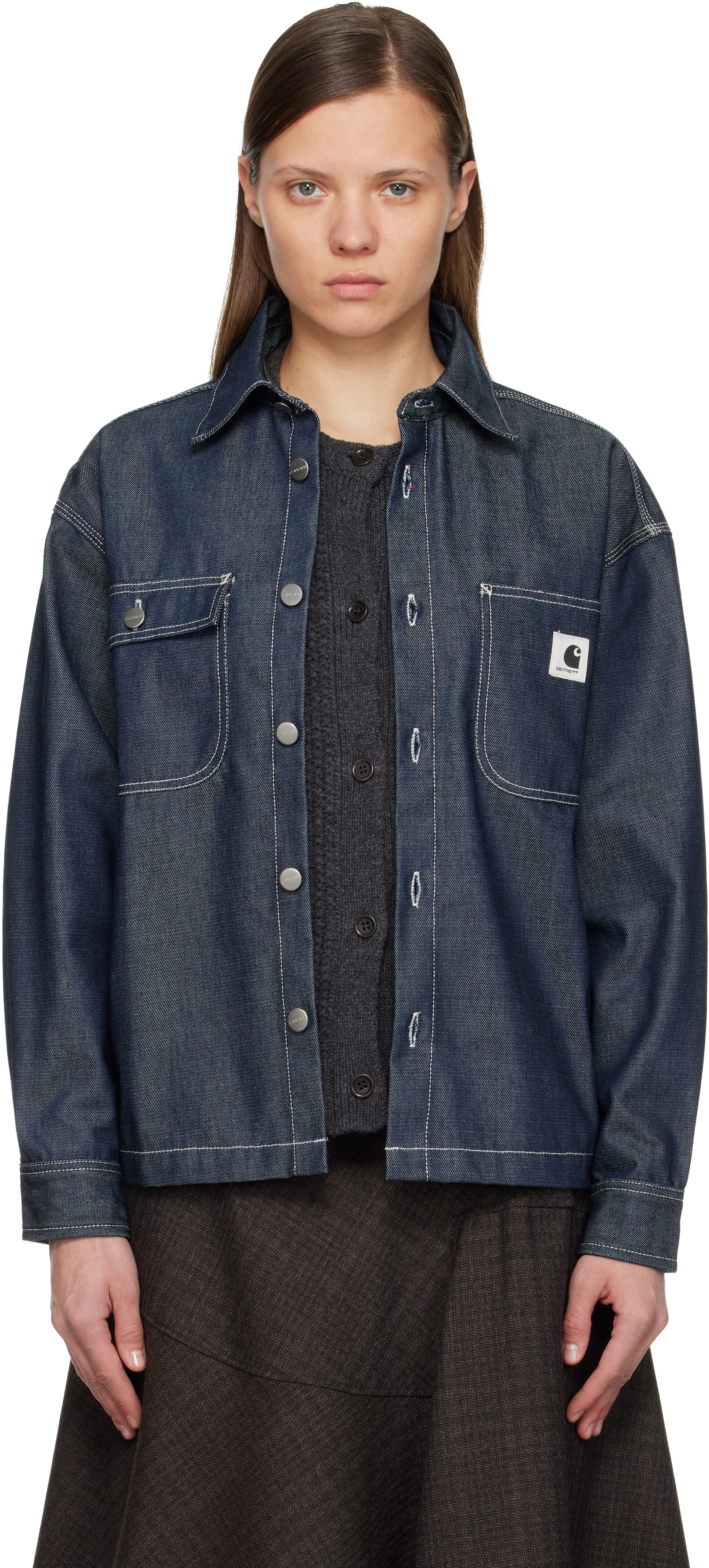 Carhartt Blue Louis Denim Jacket