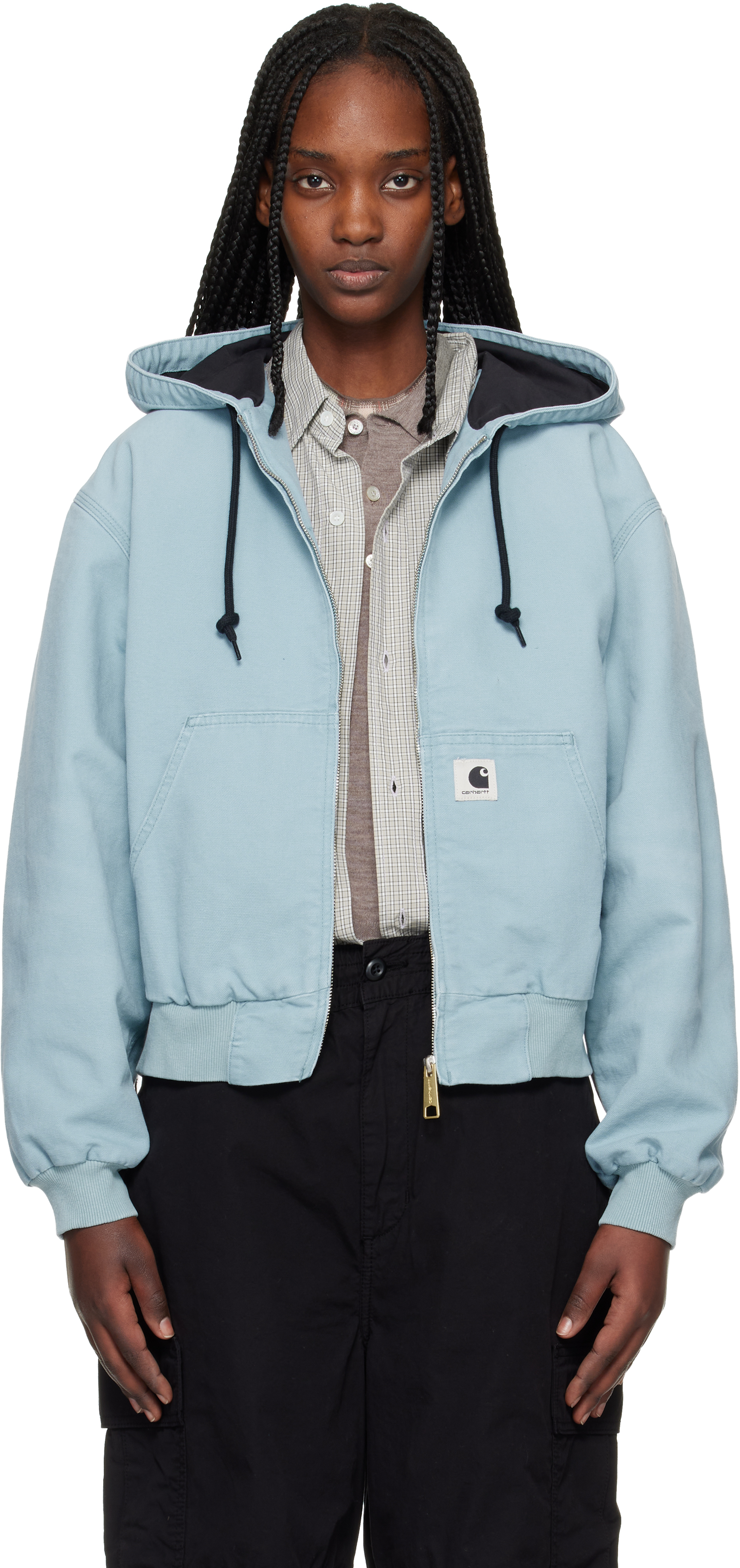 Carhartt Work In Progress: Blue OG Active Jacket | SSENSE