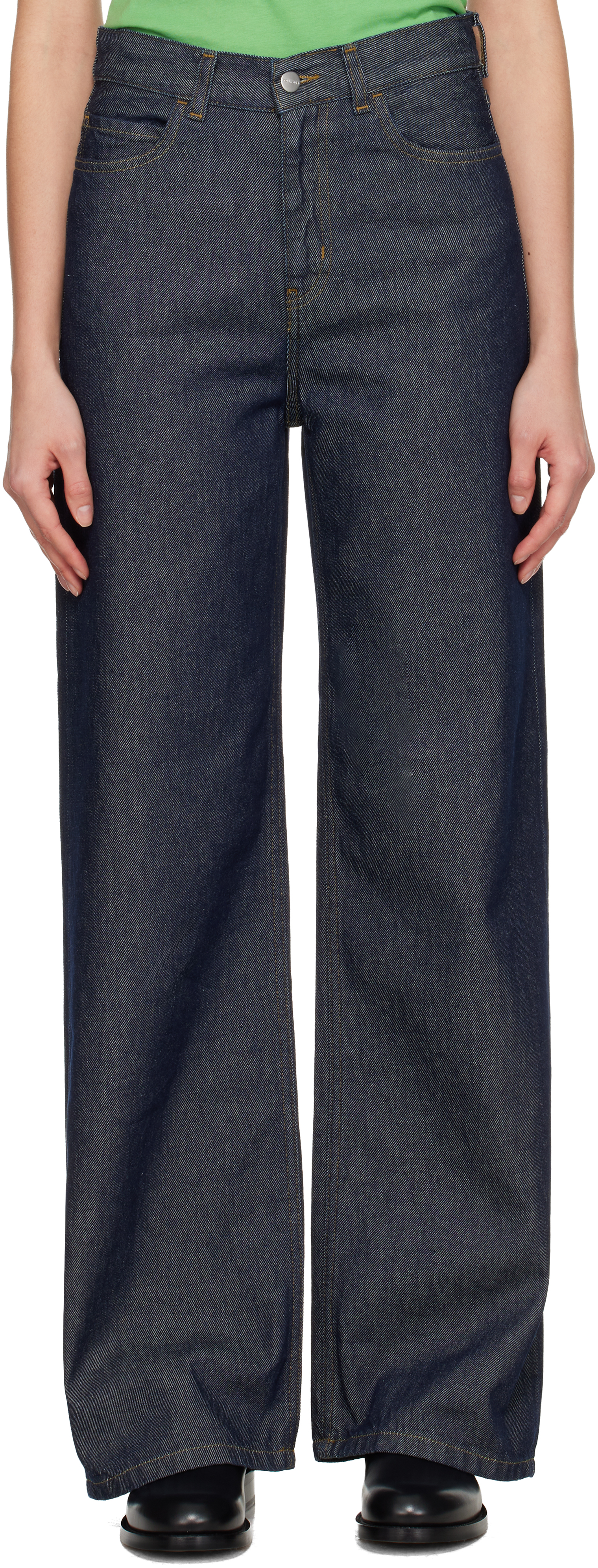 Carhartt Work In Progressのブルー Jane デニム ジーンズがセール中