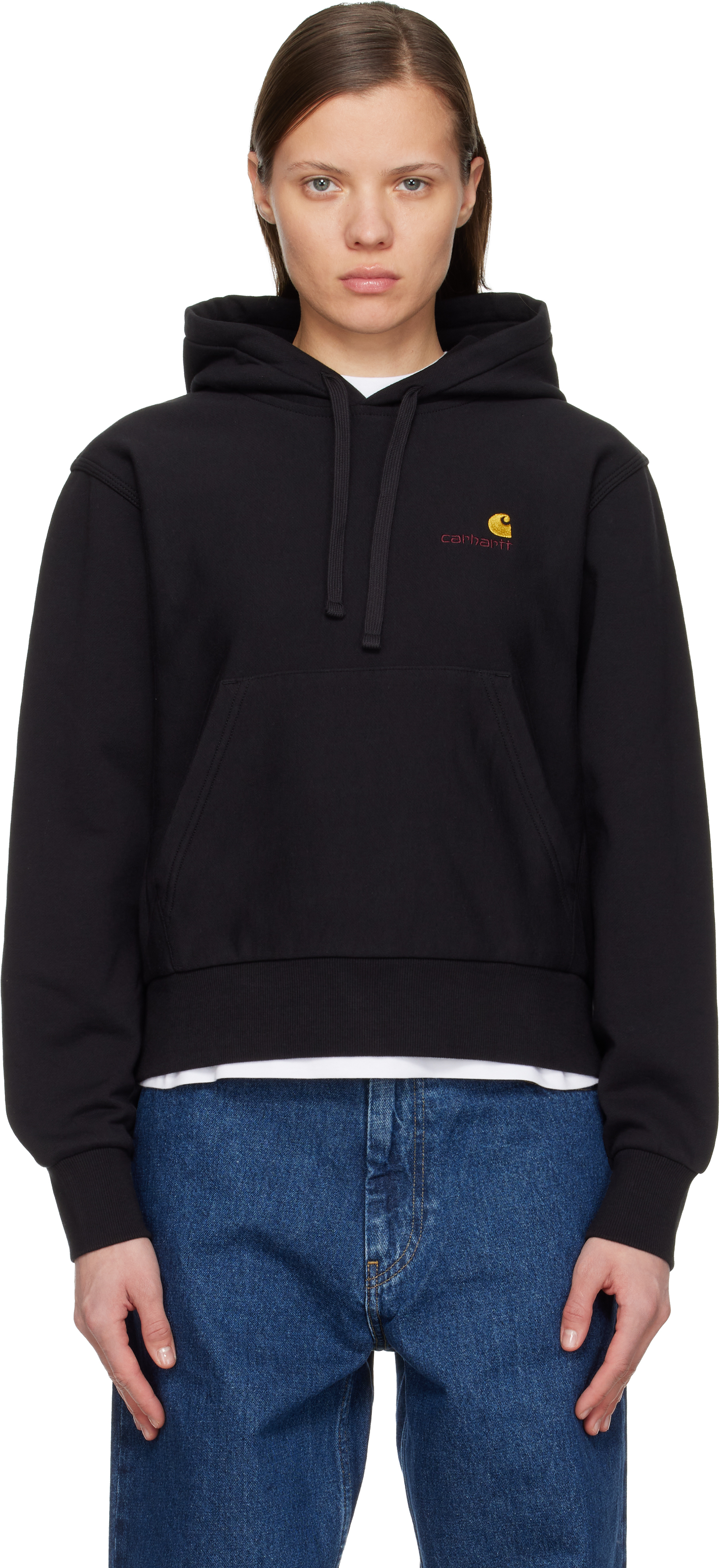 Carhartt Script Sweatshirt Carhartt Wip Woman American Script 