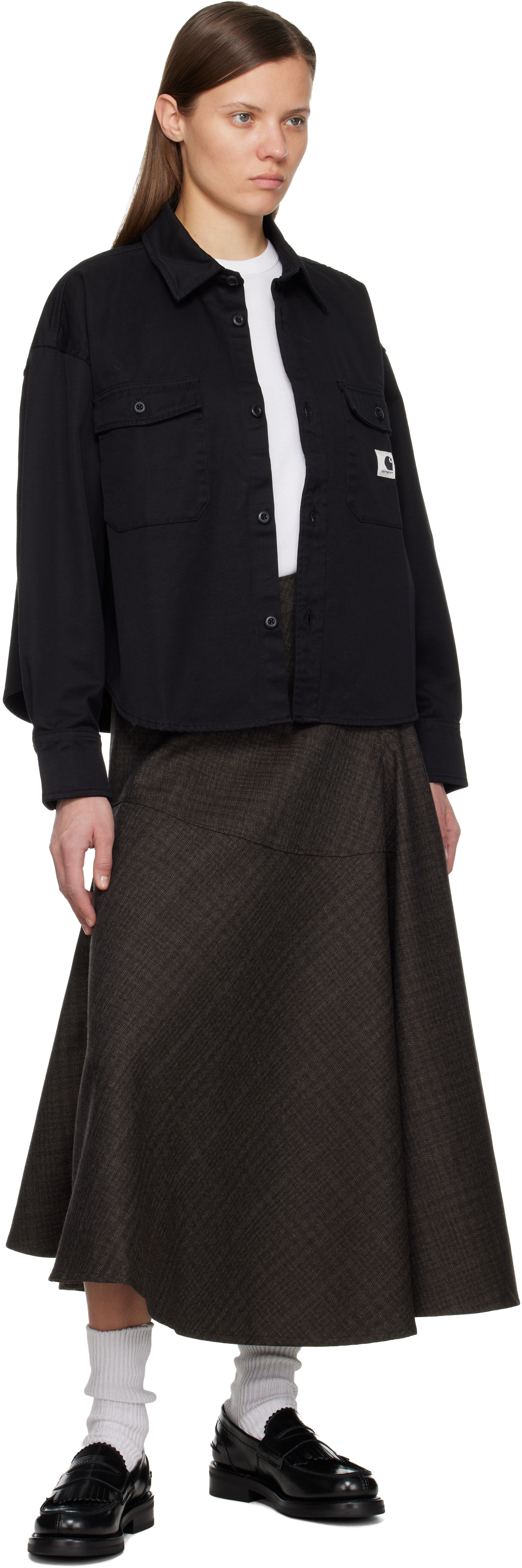 Carhartt Black Kelly Shirt In Multi