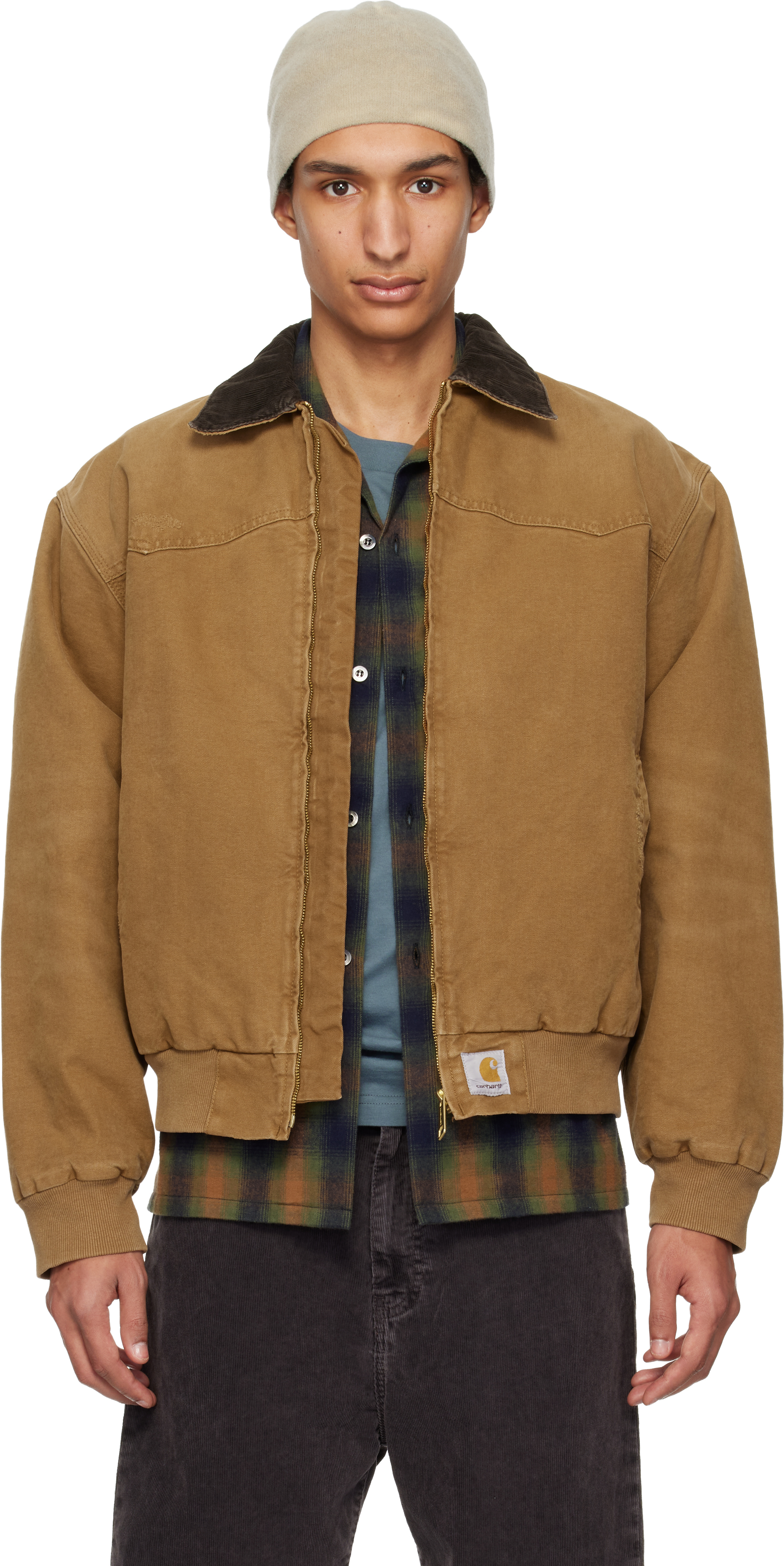 Carhartt Work In Progressのタン OG Santa Fe ジャケットがセール中