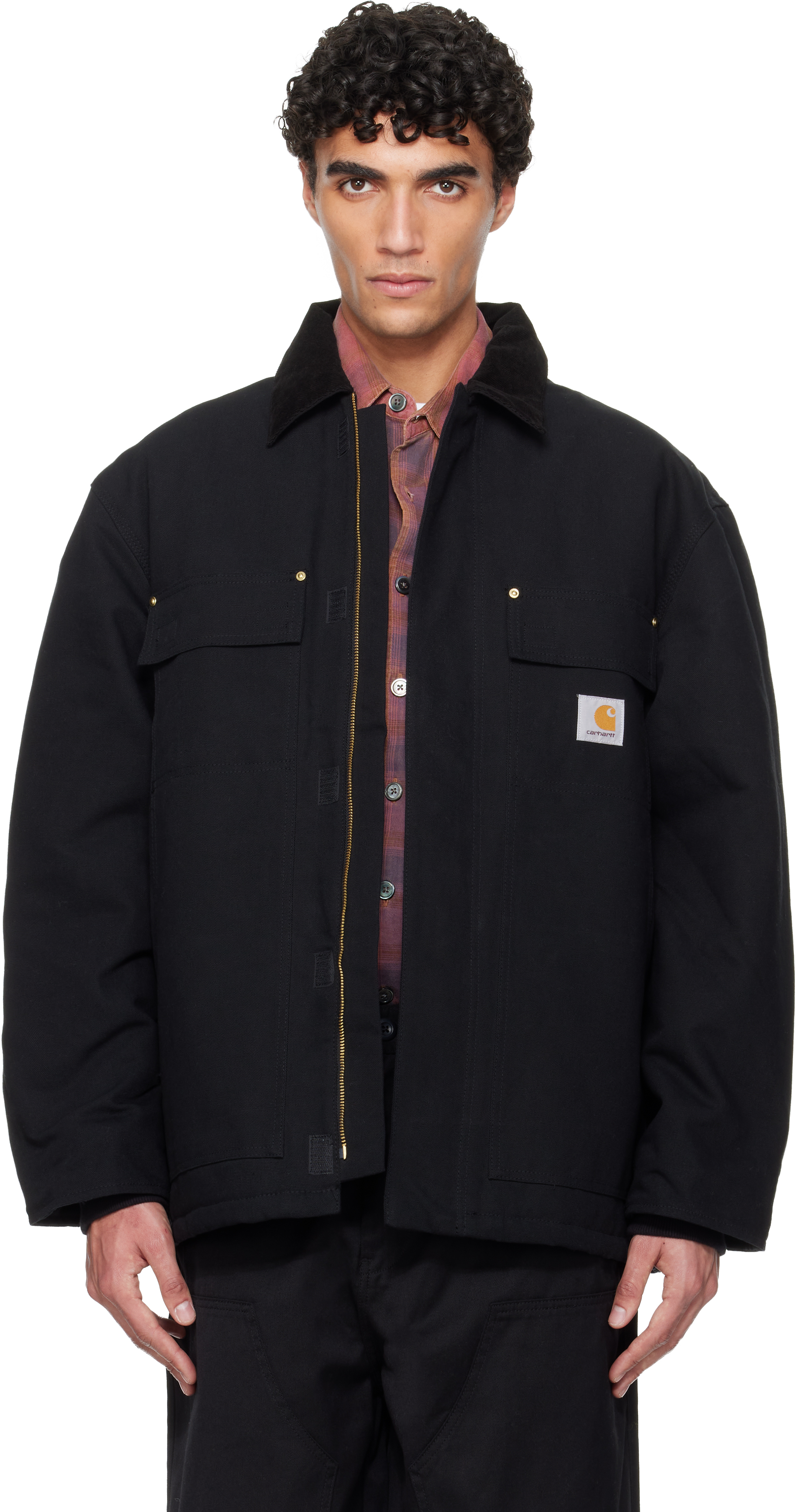 Carhartt ブラックジャケット AECON刺繍 楽天市場】Carhartt