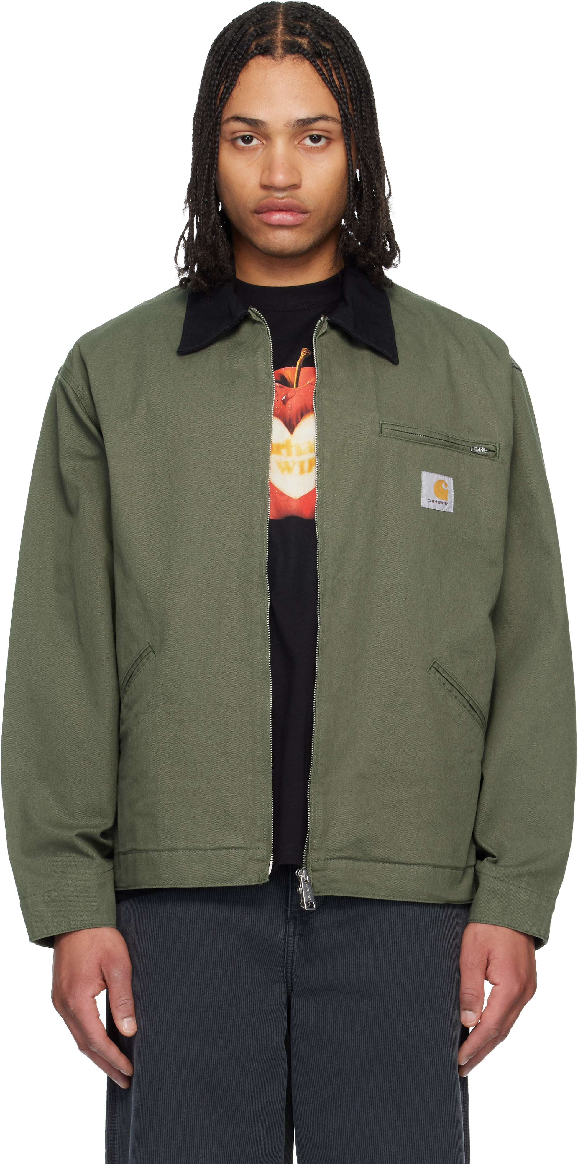 Carhartt オイルドジャケット オリーブグリーン Carhartt's Latest Utility Jacket Is Affordable, Classic Workwear