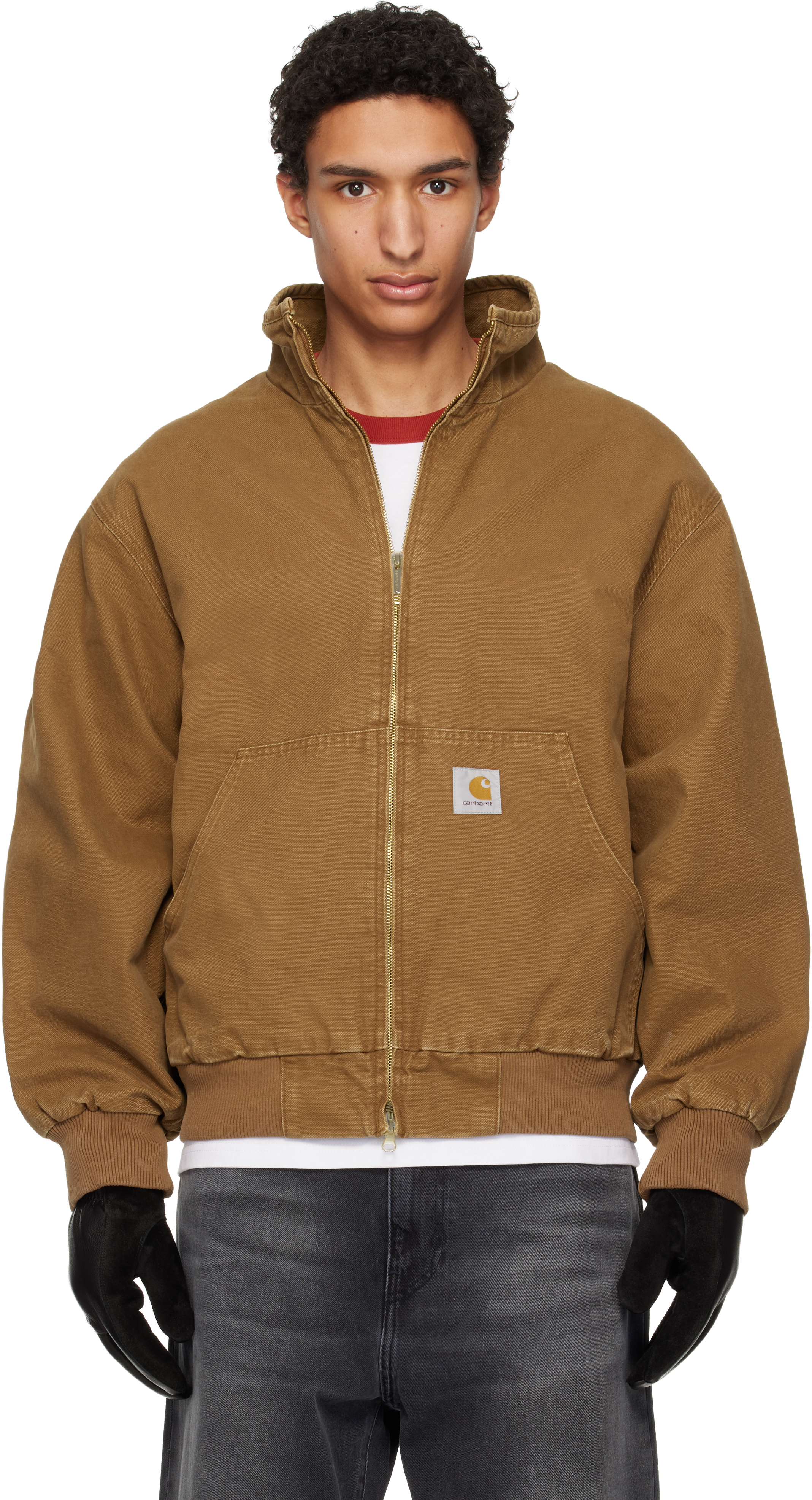 Tan Ravon Jacket by Carhartt Work In Progress on Sale