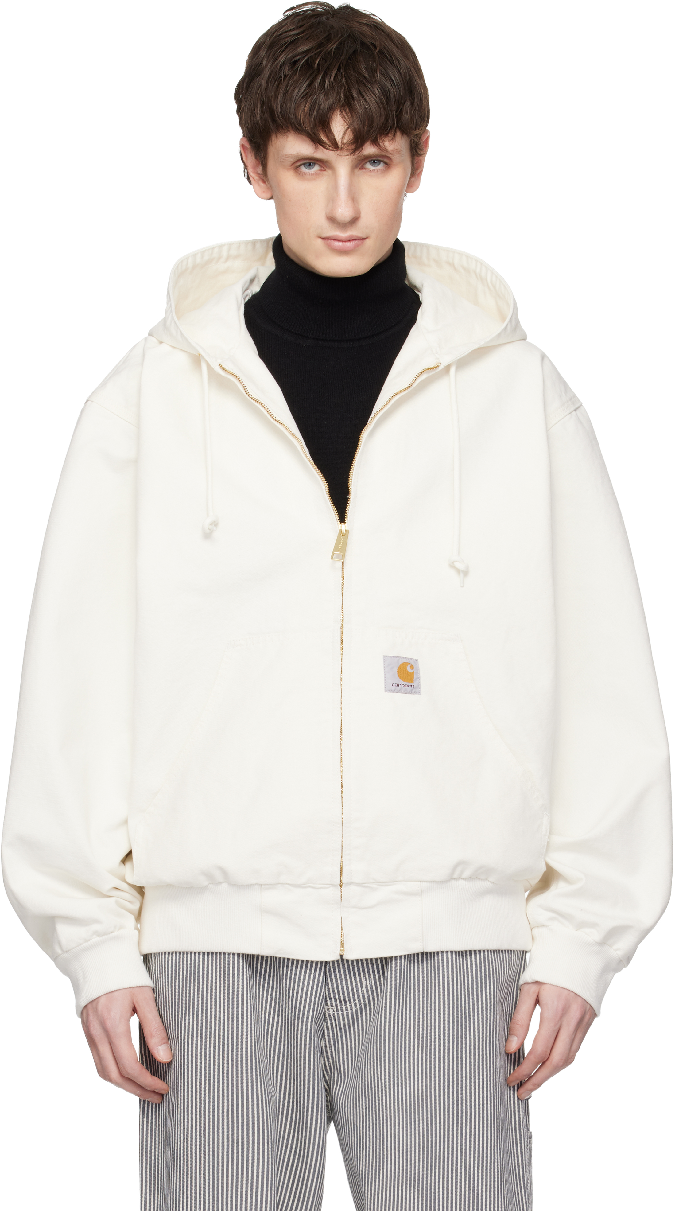 Carhartt Work In Progress: ホワイト OG Active ジャケット | SSENSE 日本