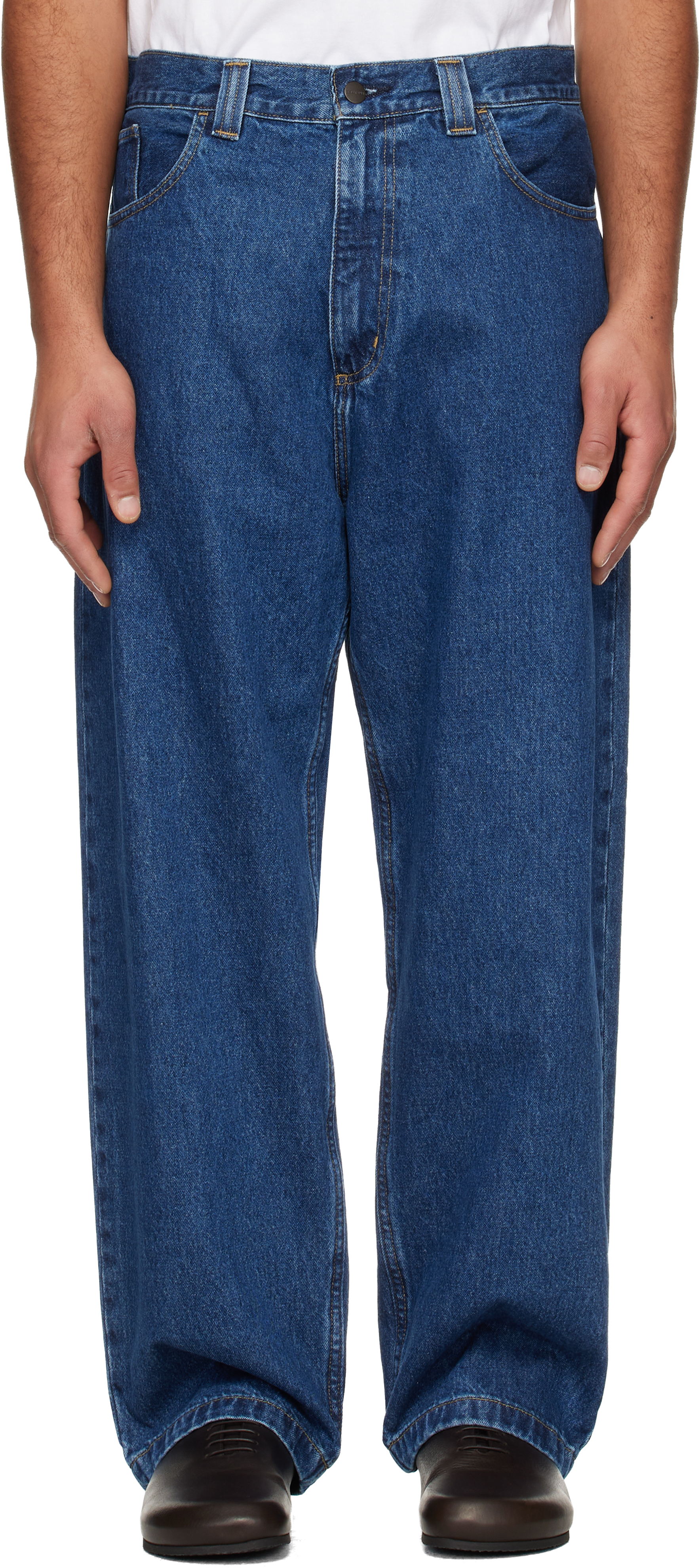 Carhartt Work In Progress: Blue Brandon Jeans | SSENSE