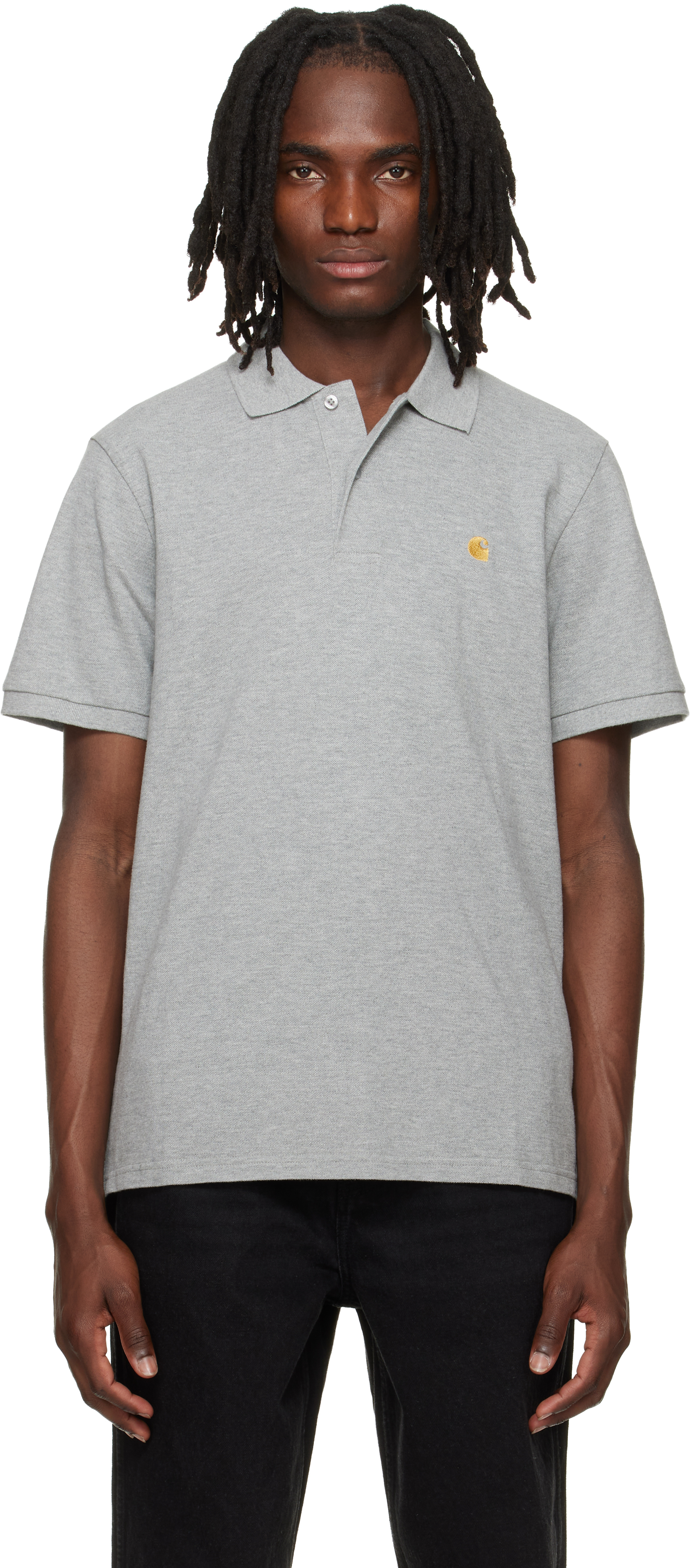 Carhartt Work In Progressのグレー Chase ピケ ポロシャツがセール中
