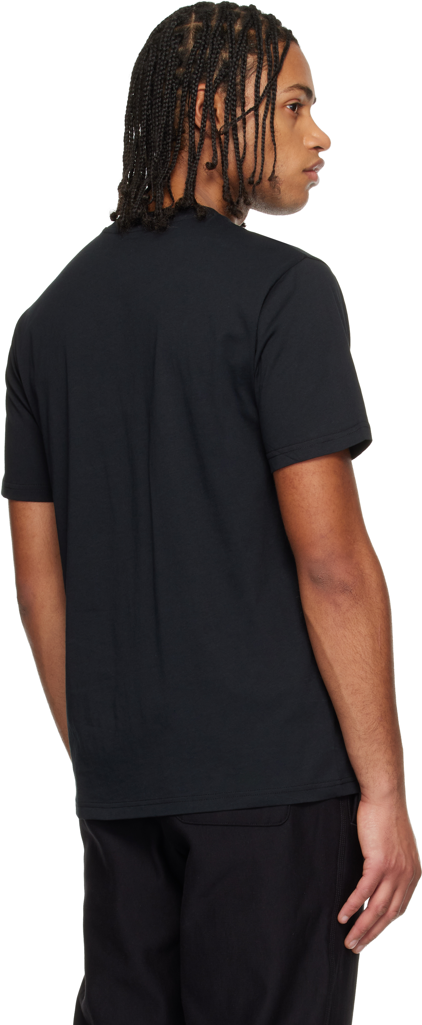 Carhartt Two-pack Black Standard Crew Neck T-shirts In Black