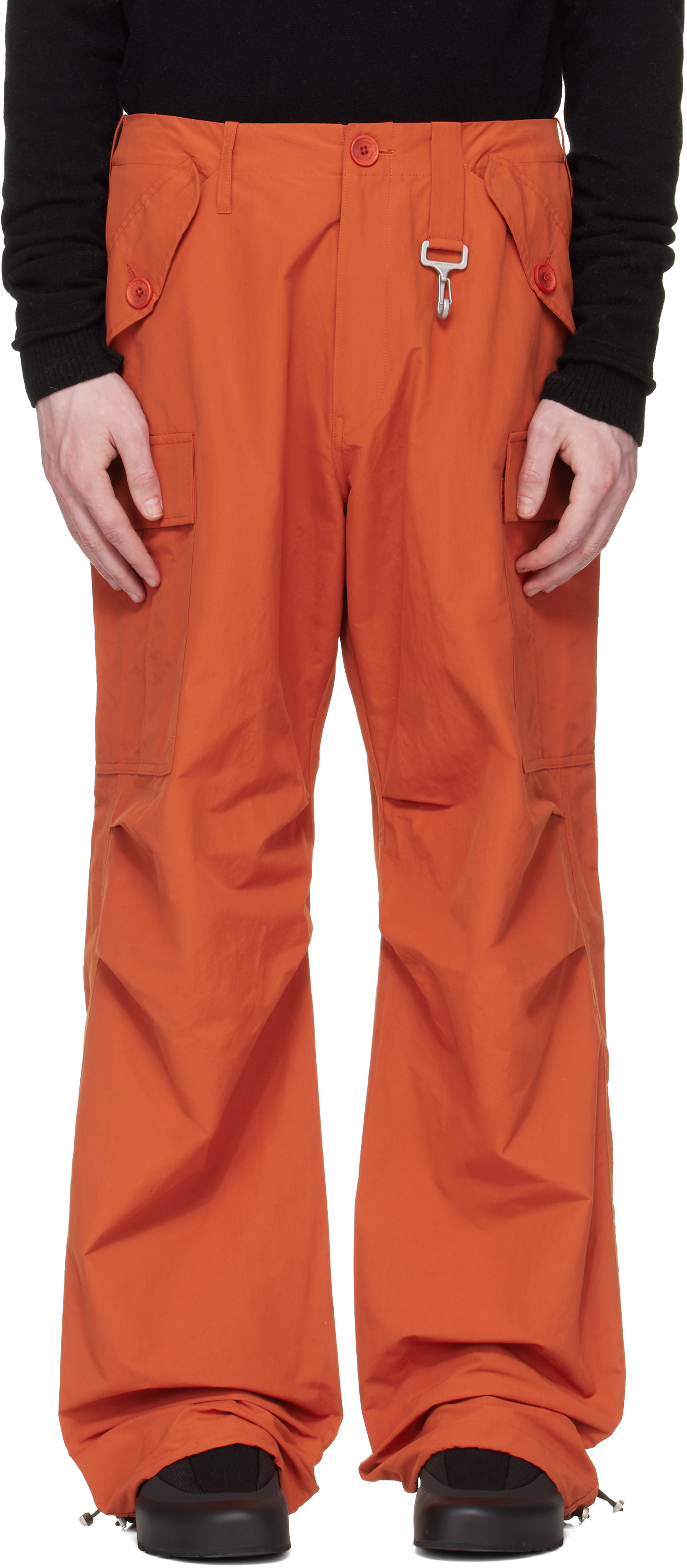 KANI KARL サイドポケット付き カーゴパンツ オレンジ Pants STORE ONLINE PEET – Presence with ウェア