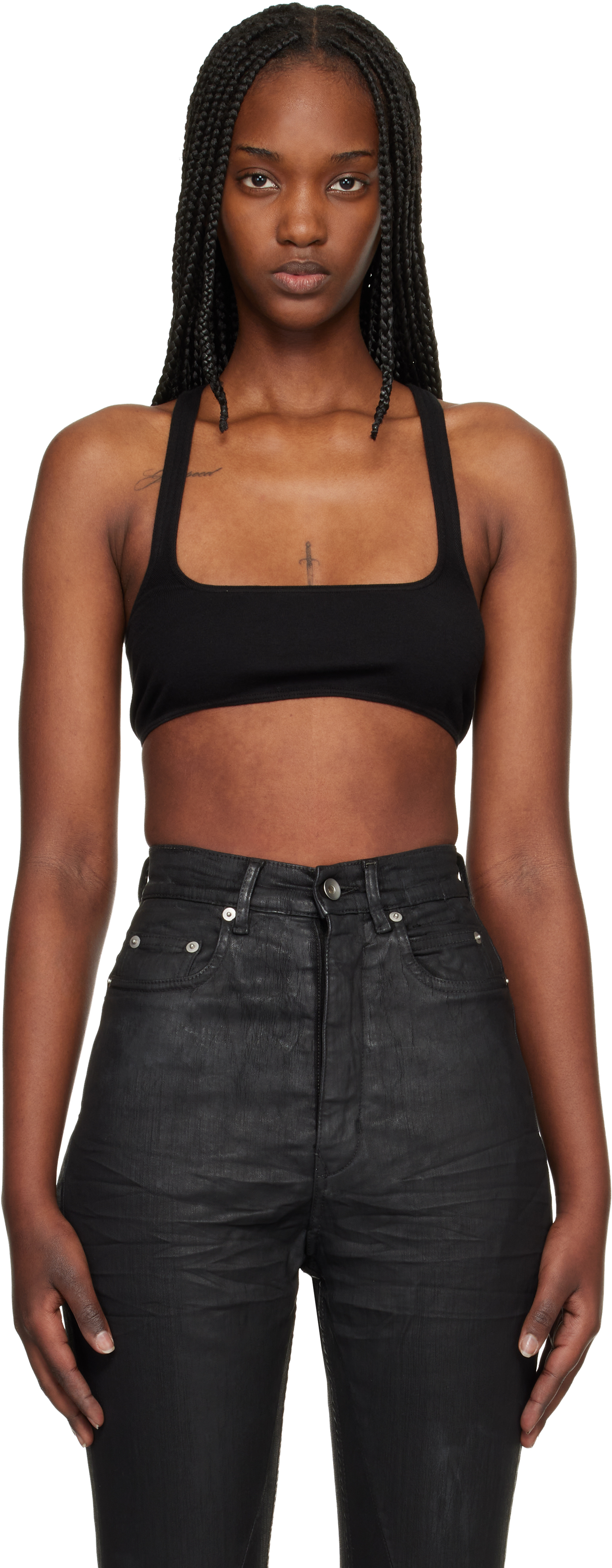 トップス Rick Owens Rick Owens DRKSHDW: ブラック Temple Unhorny トップス | SSENSE 日本