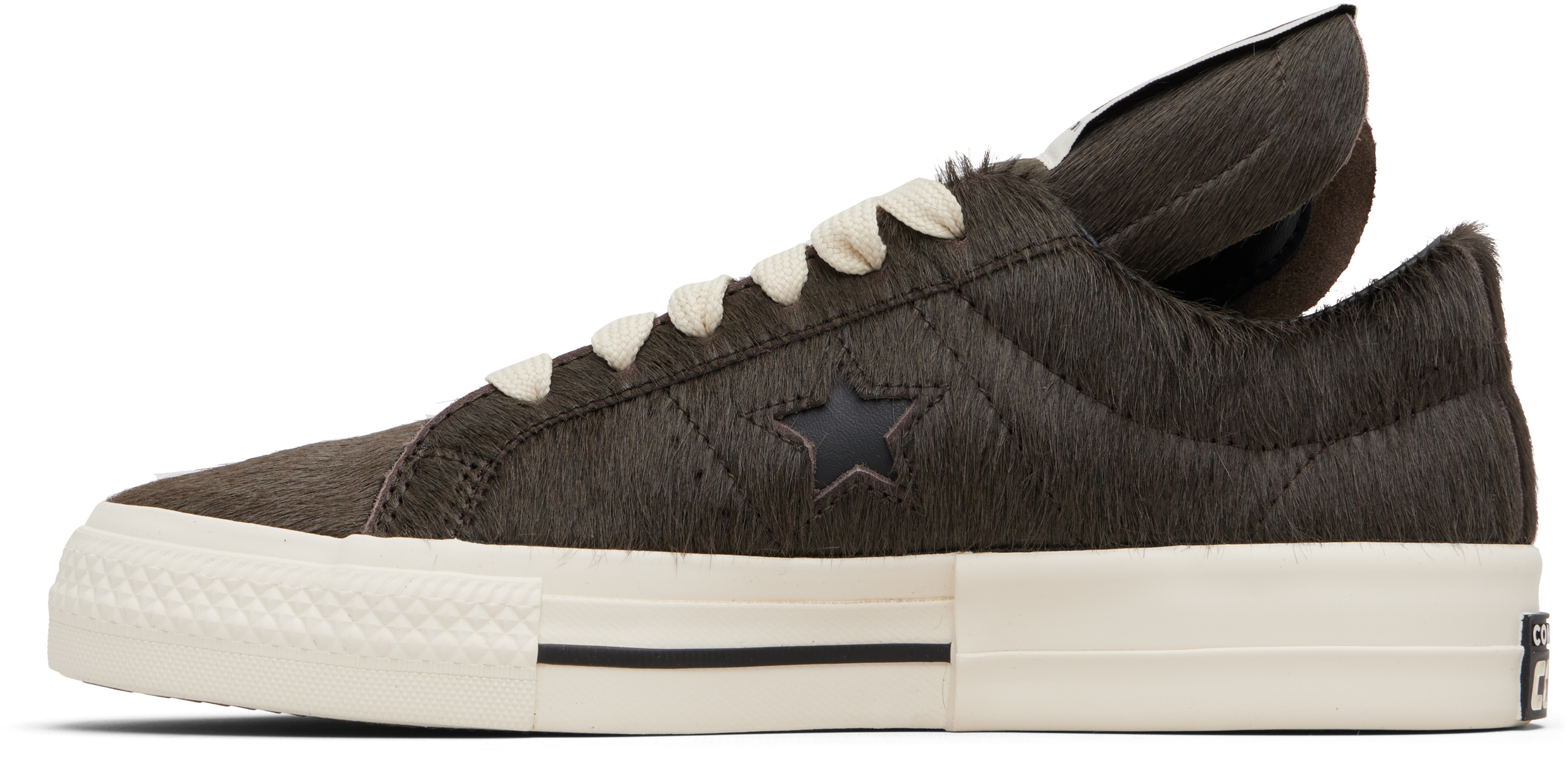 Rick Owens Drkshdw Gray Converse Edition Onestr Sneakers In Brown
