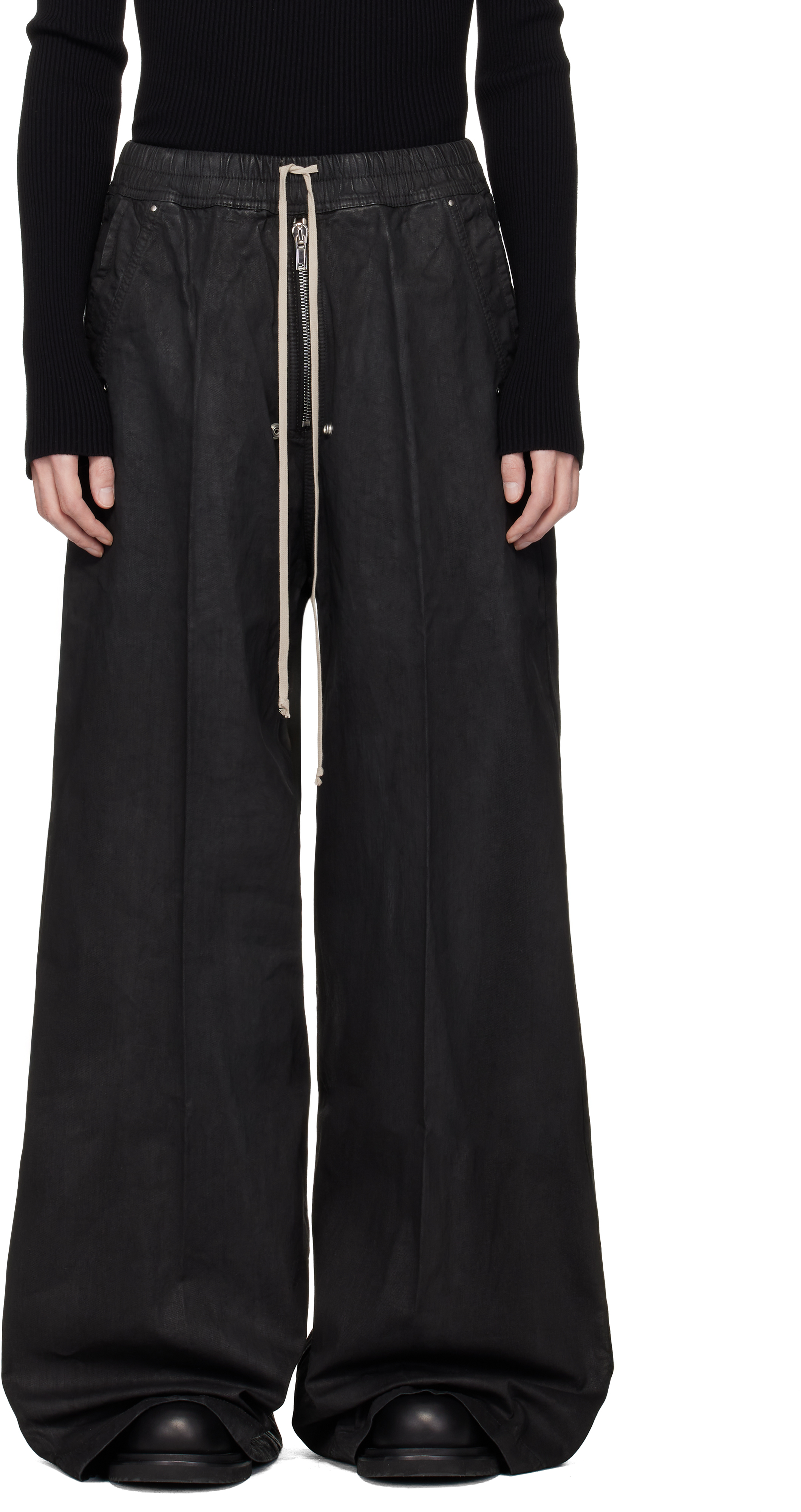 Rick Owens DRKSHDW Black Temple Geth Belas Jeans