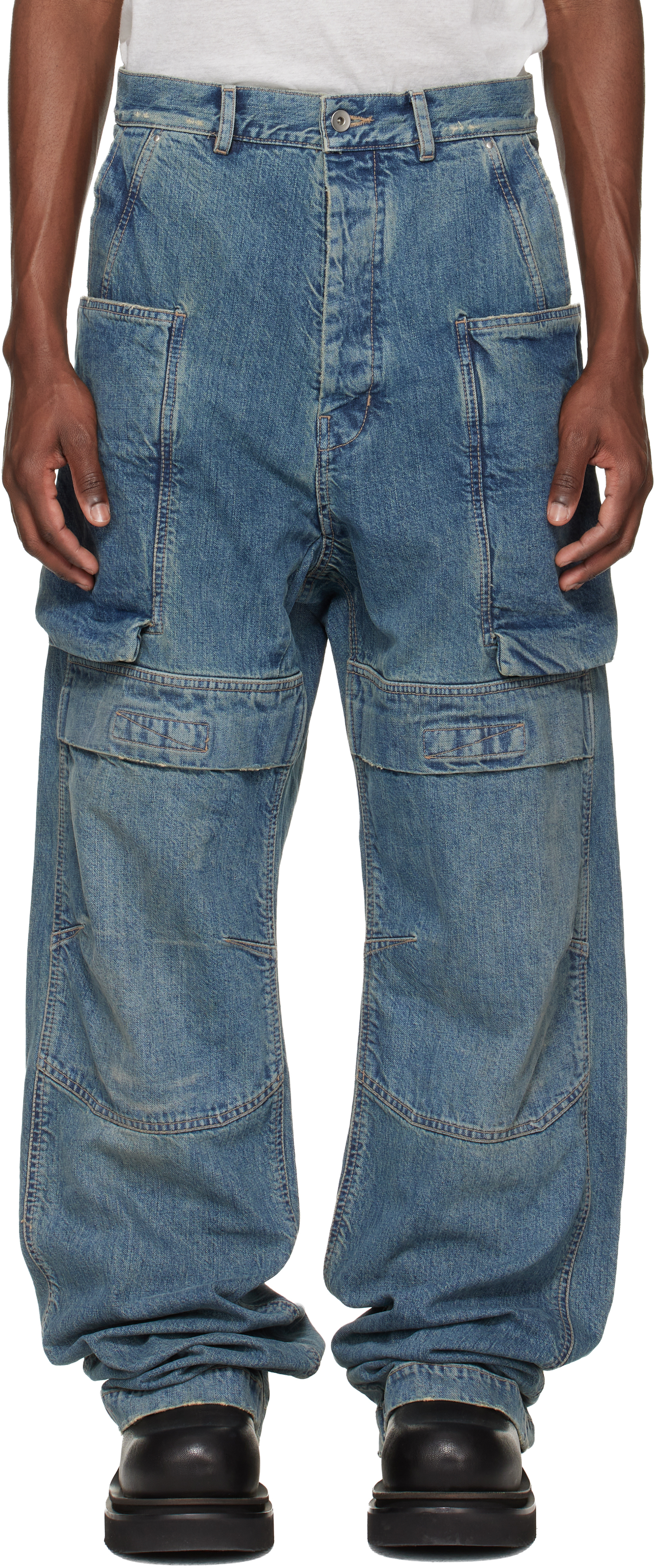 Rick Owens Drkshdw cargo pants for Men | SSENSE Canada