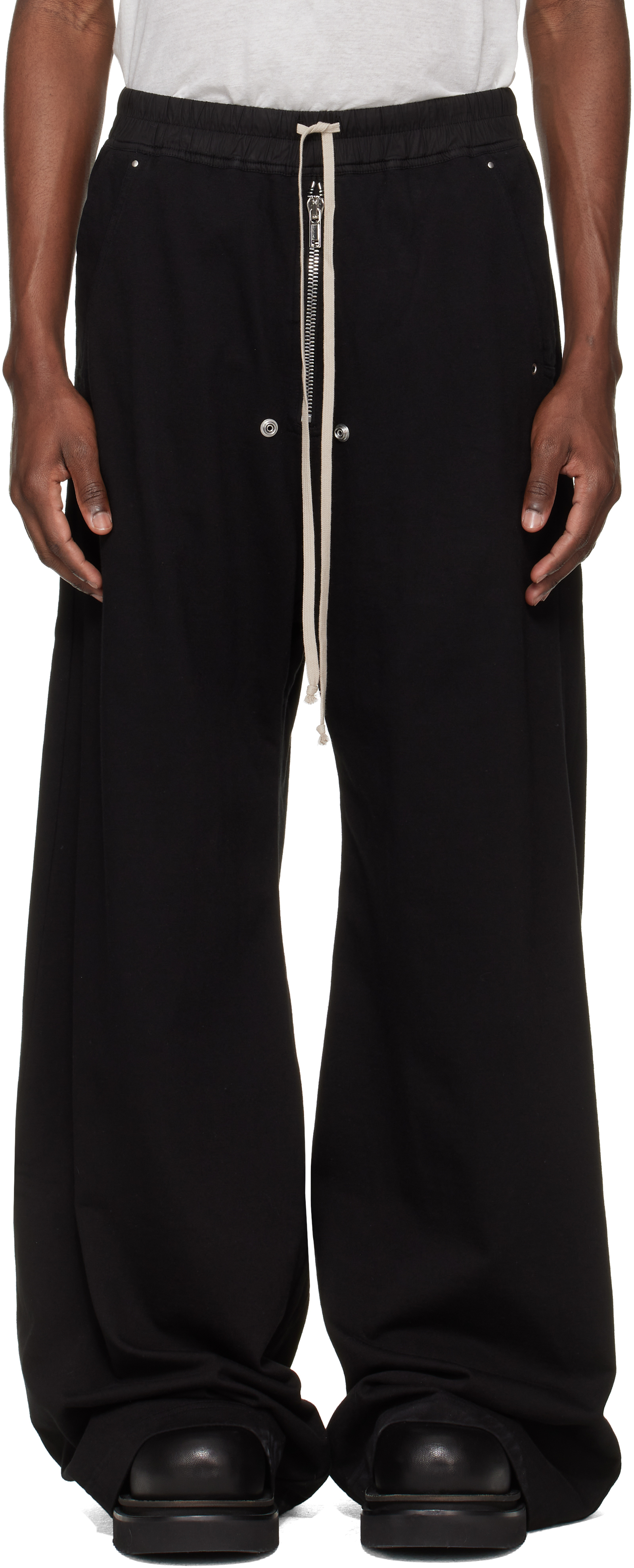 Rick Owens DRKSHDW: Black Temple Geth Belas Sweatpants | SSENSE