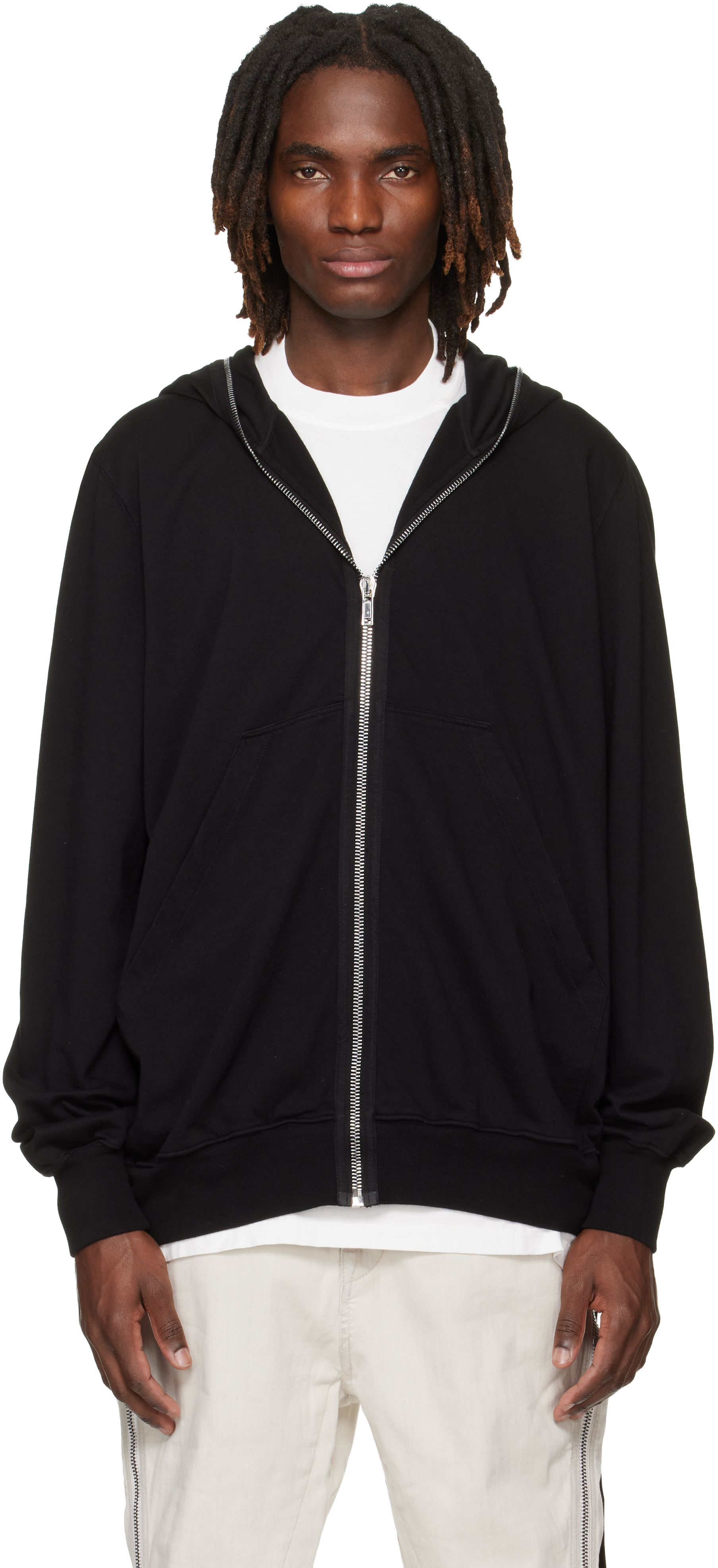 Rick Owens DRKSHDW: Black Temple Jumbo Hoodie | SSENSE