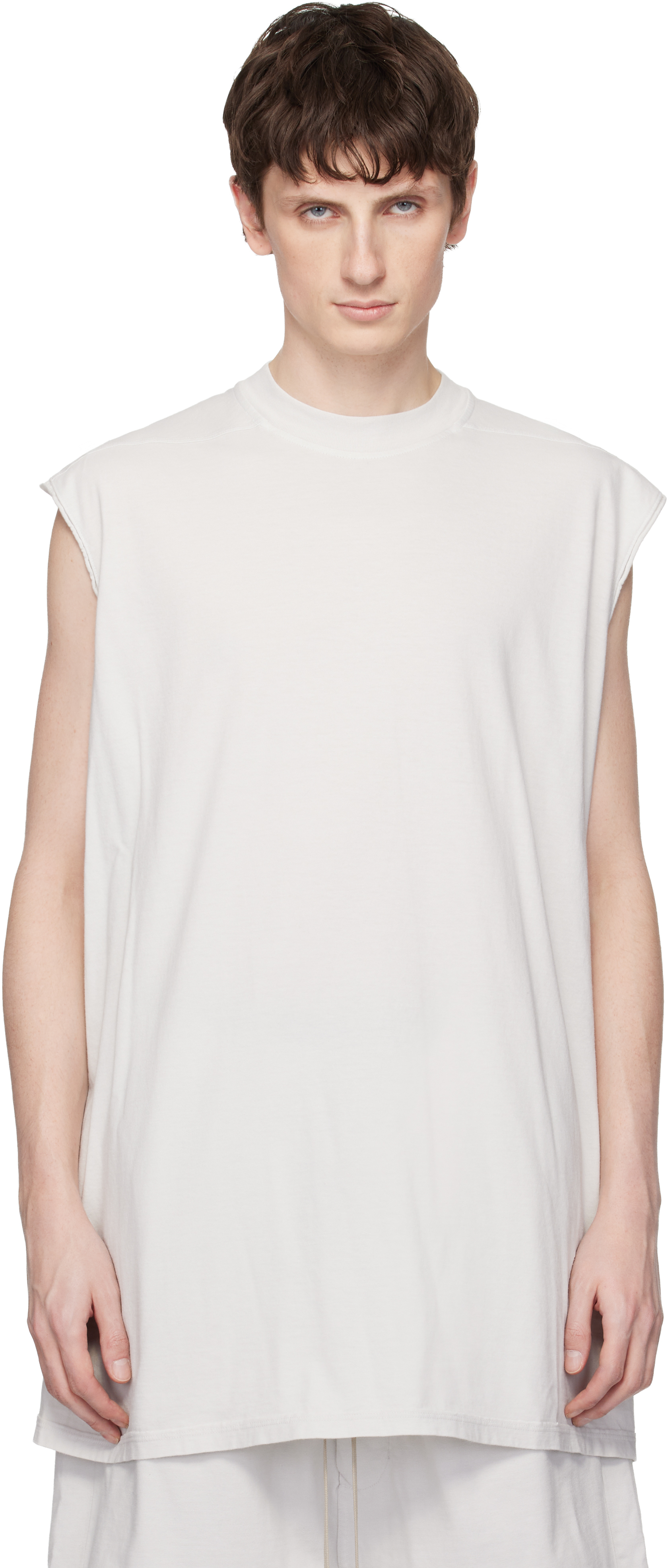 Rick Owens DRKSHDW: Off-White Temple Tarp T-shirt | SSENSE