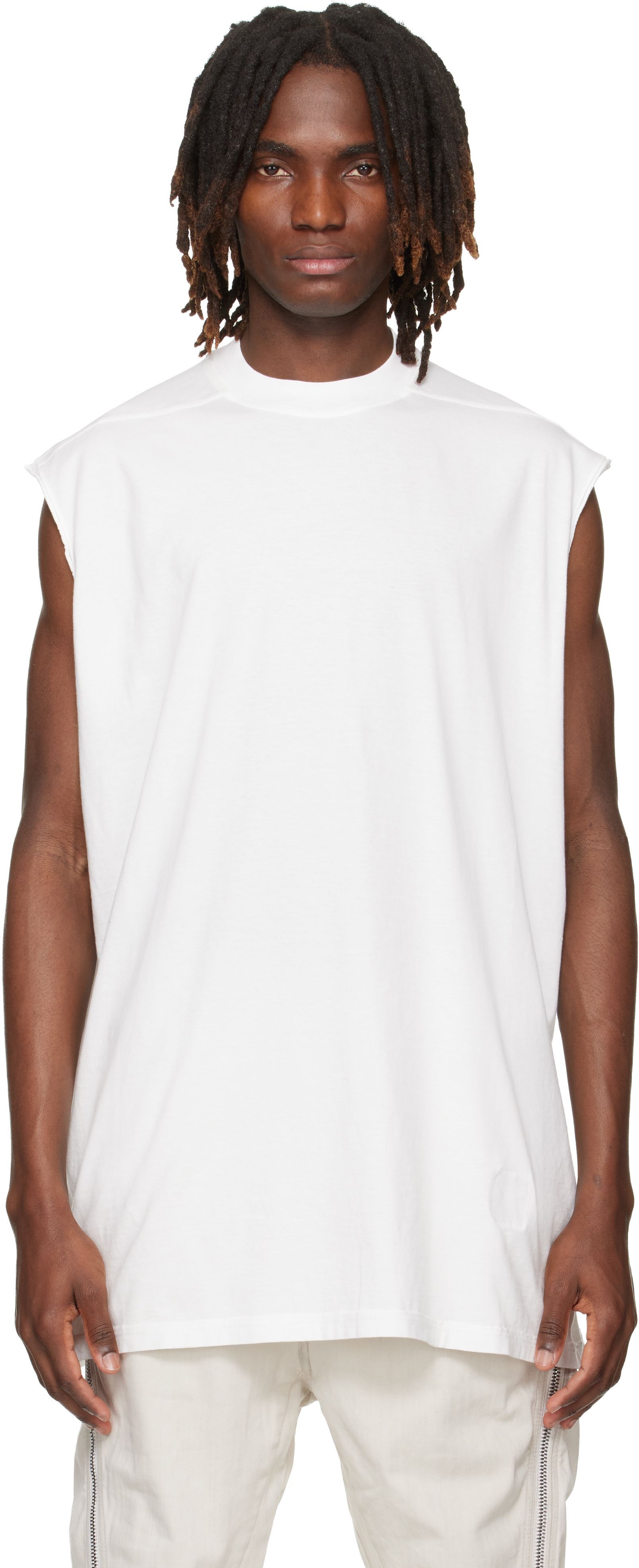 Rick Owens DRKSHDW: Off-White Temple Tarp T-shirt | SSENSE