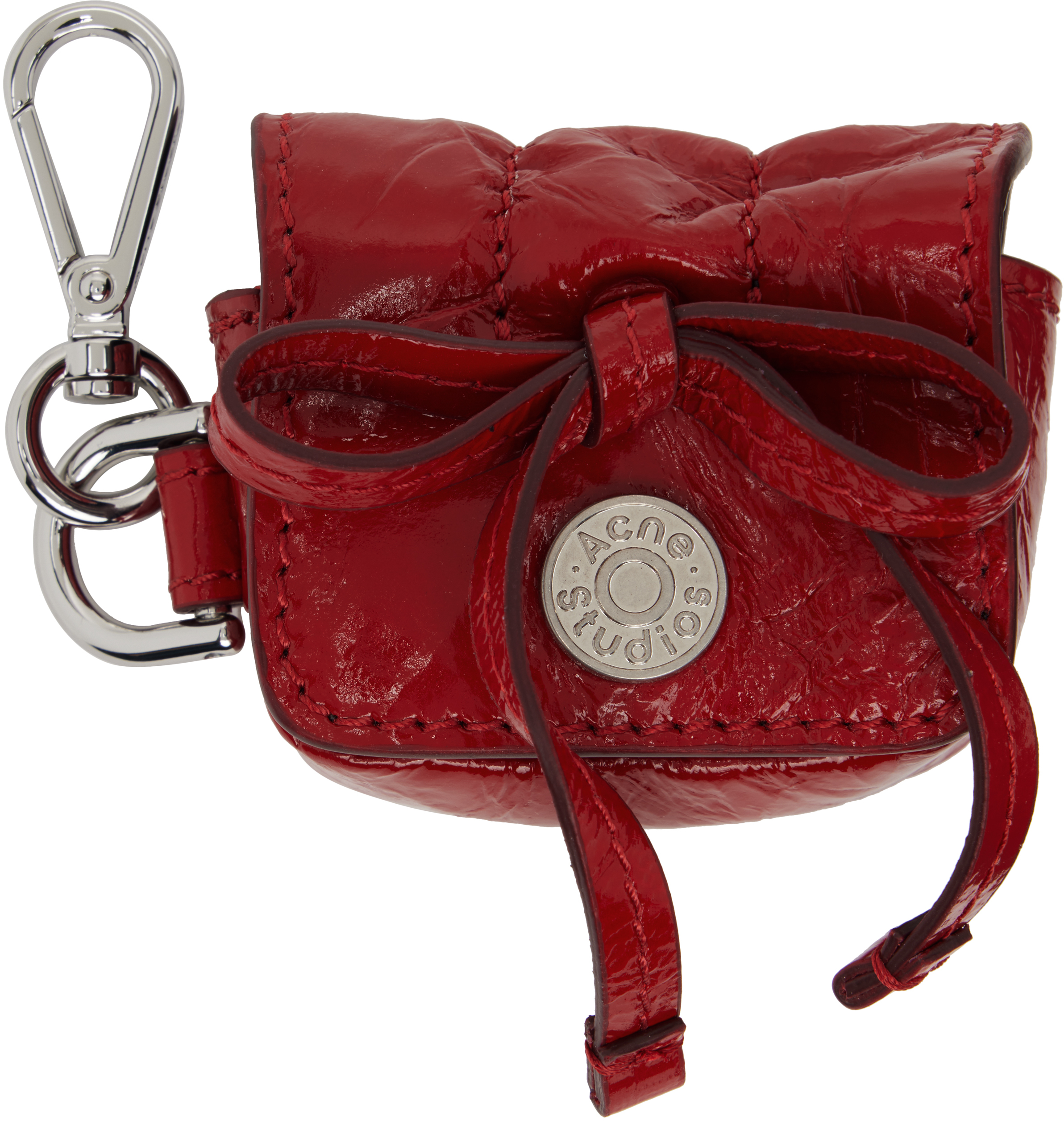 Acne Studios Red Multipocket Headphones Case