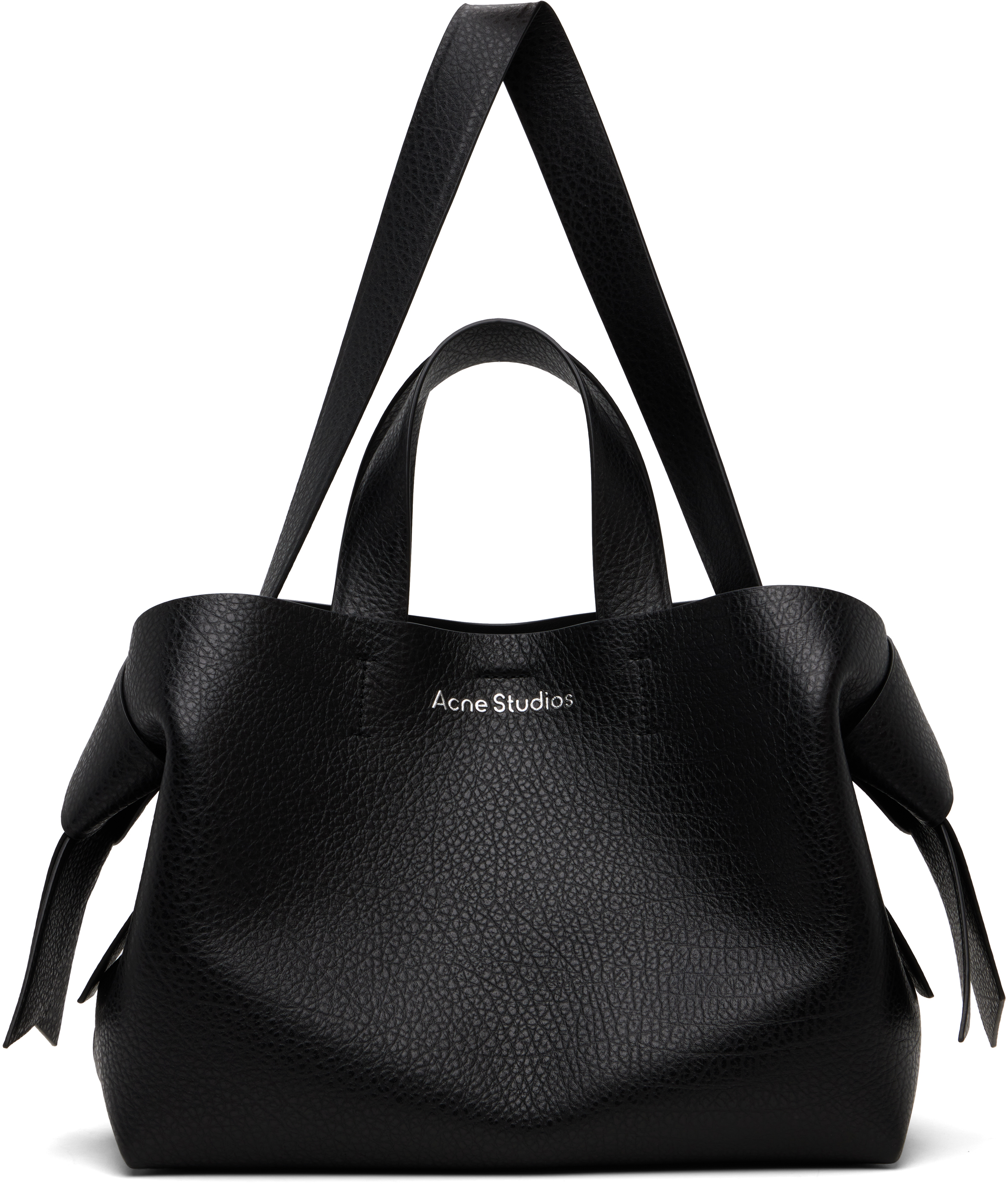 Acne Studios: ブラック Musubi トートバッグ | SSENSE 日本