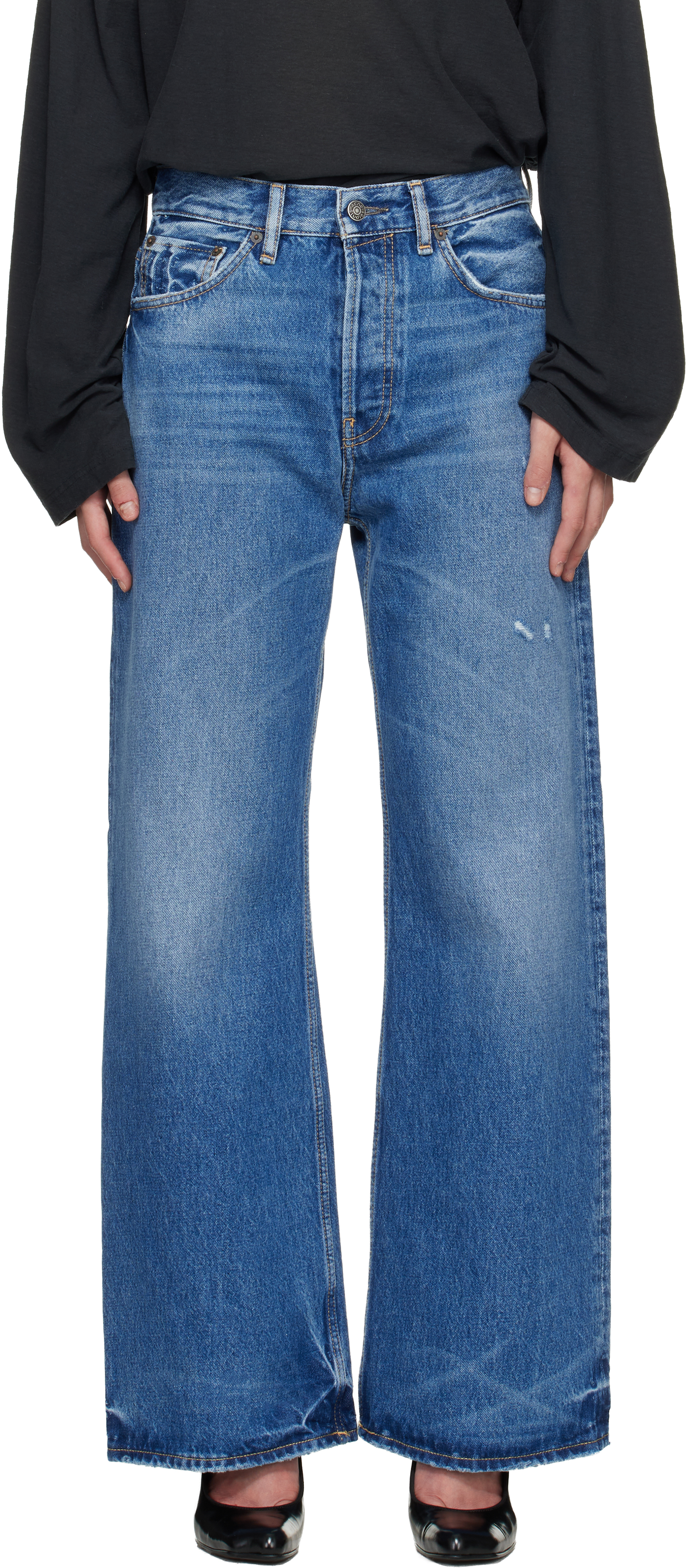 Blue 2021F Vintage Jeans by Acne Studios on Sale
