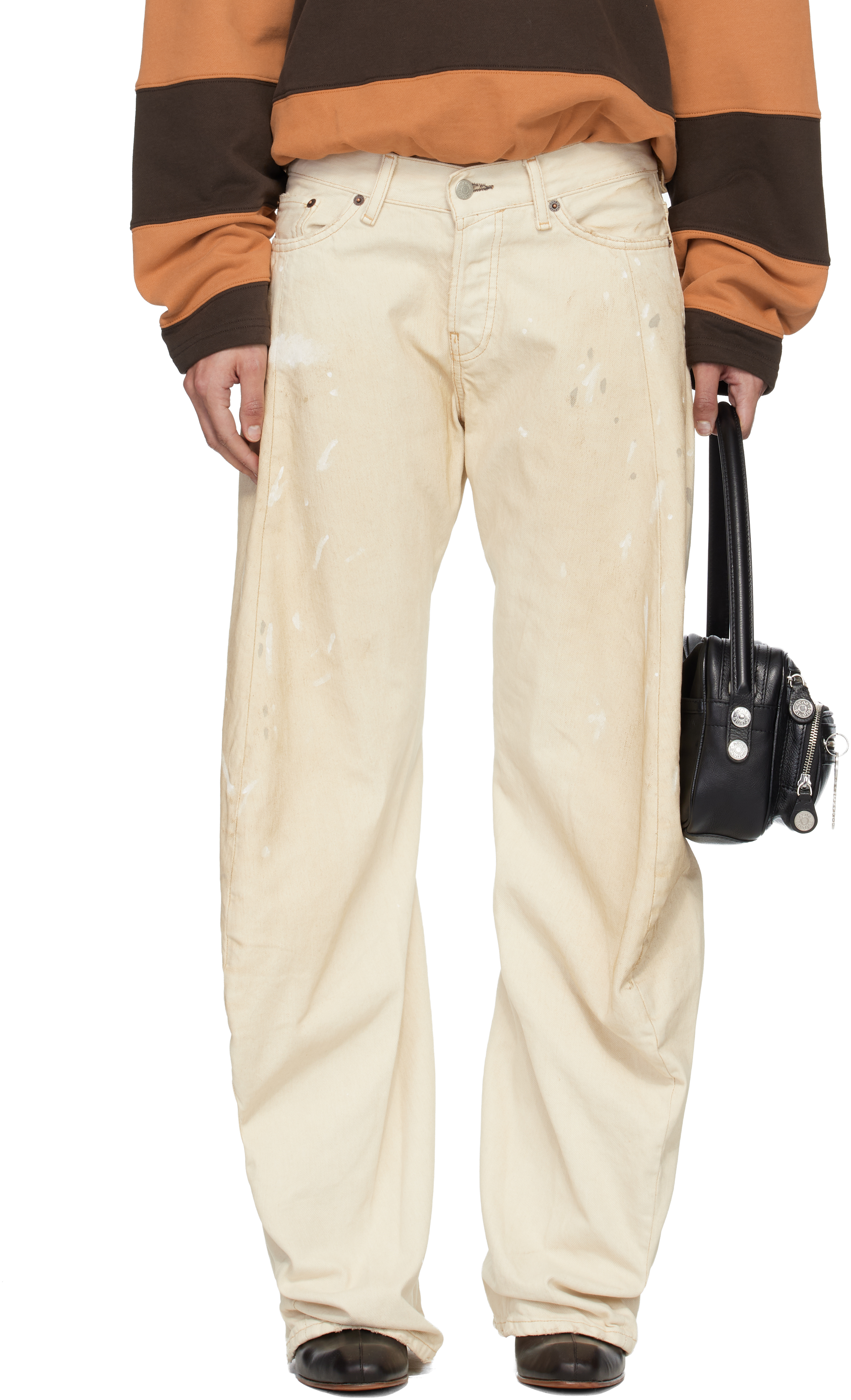 Acne Studios: Off-White Loose Fit 2006F Jeans | SSENSE
