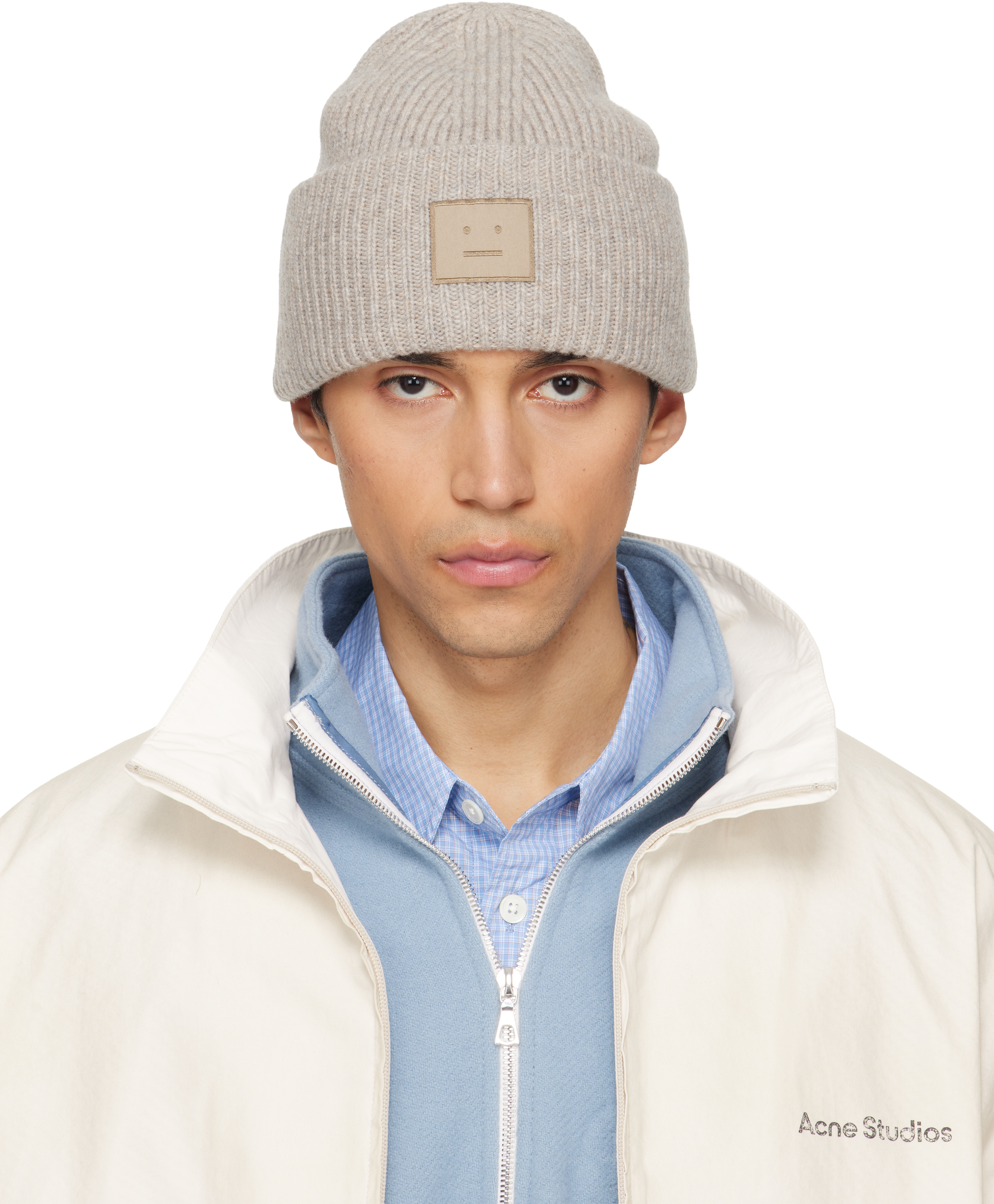 Gray Face Logo Beanie