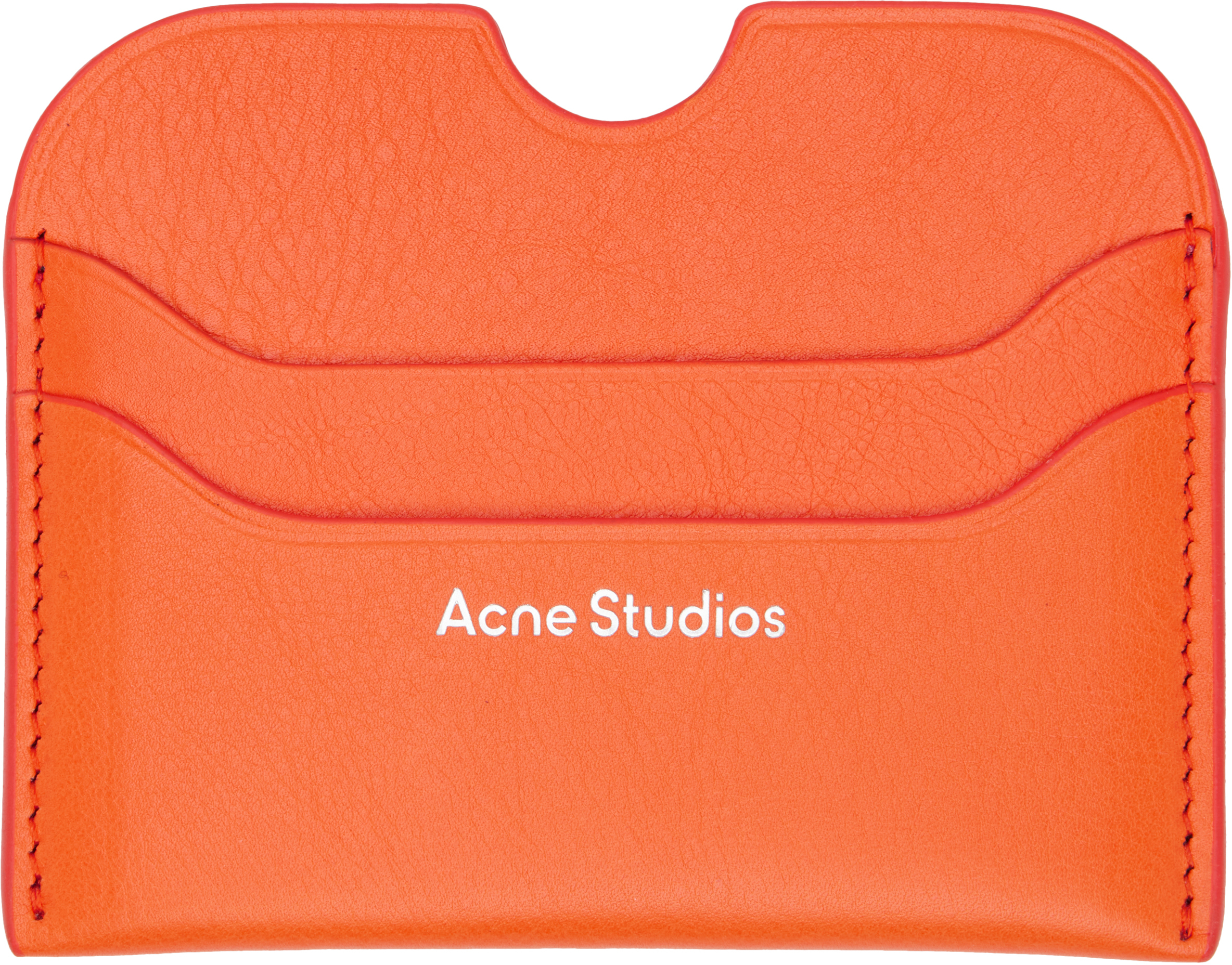 Orange Logo Stamp Card Holder