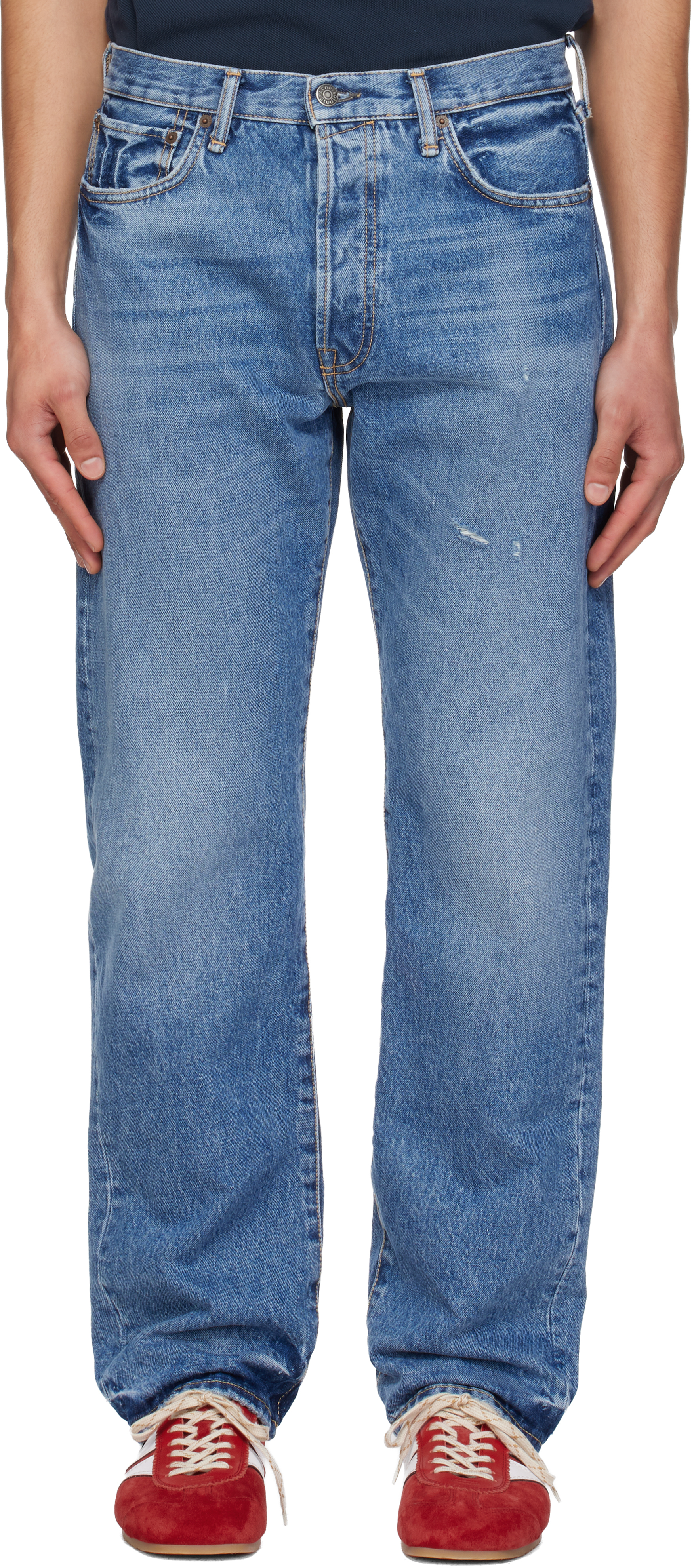 Acne Studios: Blue 1996 Regular Fit Jeans | SSENSE
