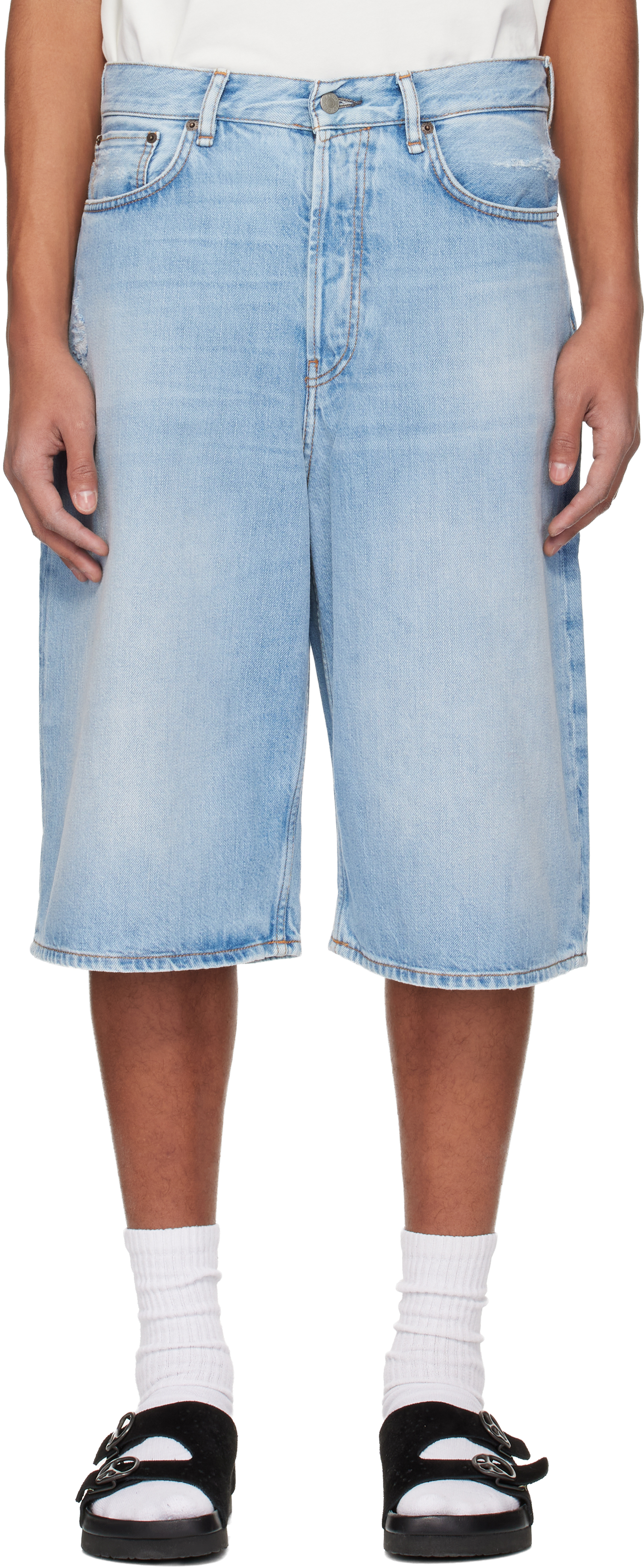 Acne Studiosデニムショートパンツ 46 Acne Studios - Denim shorts - loose fit - Black