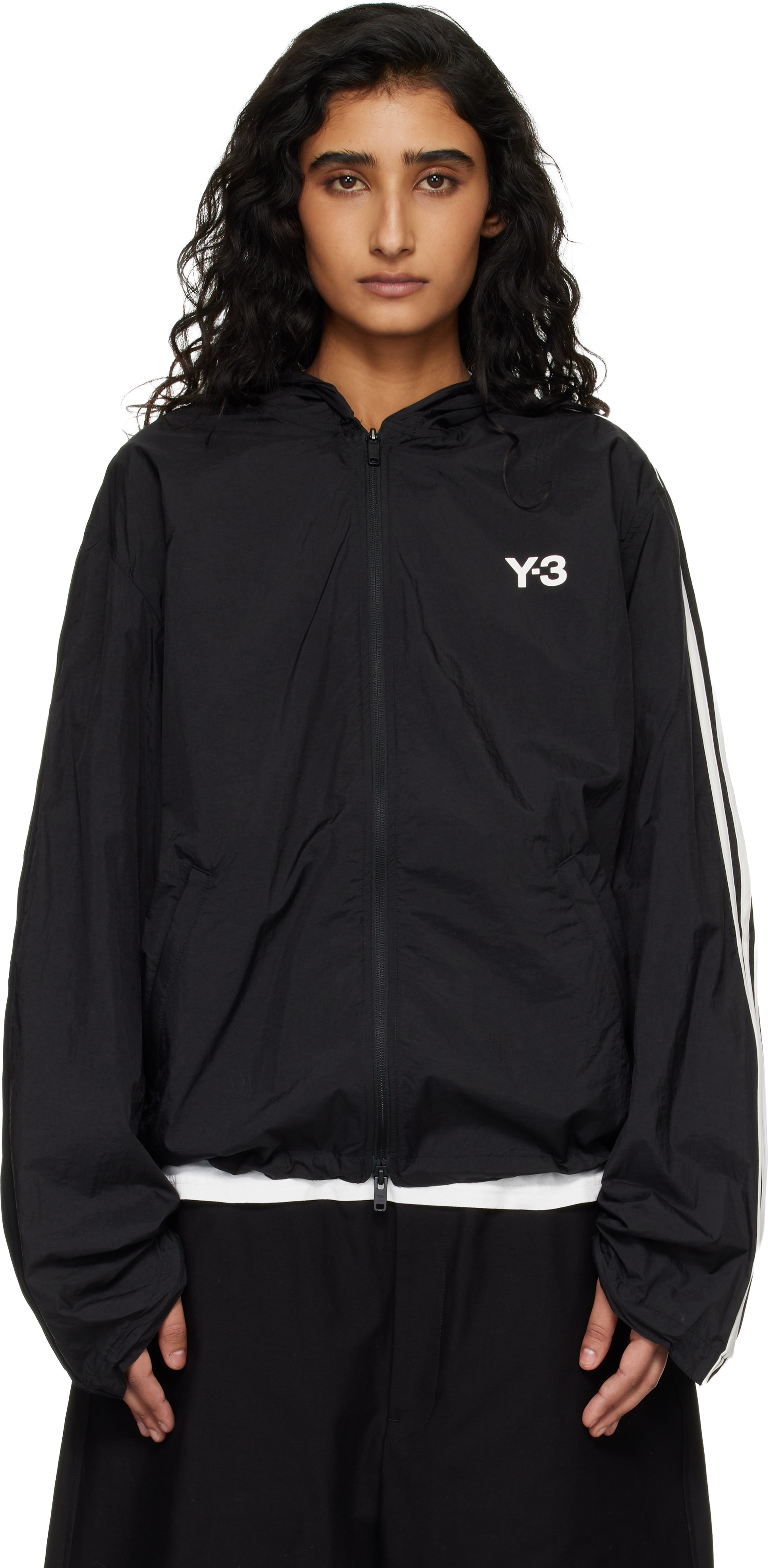 Y-3 ナイロンジャケット レディース ワイスリー Y-3 (ワイスリー) ナイロン フルジップ 中綿 ジャケット PADDED JKT